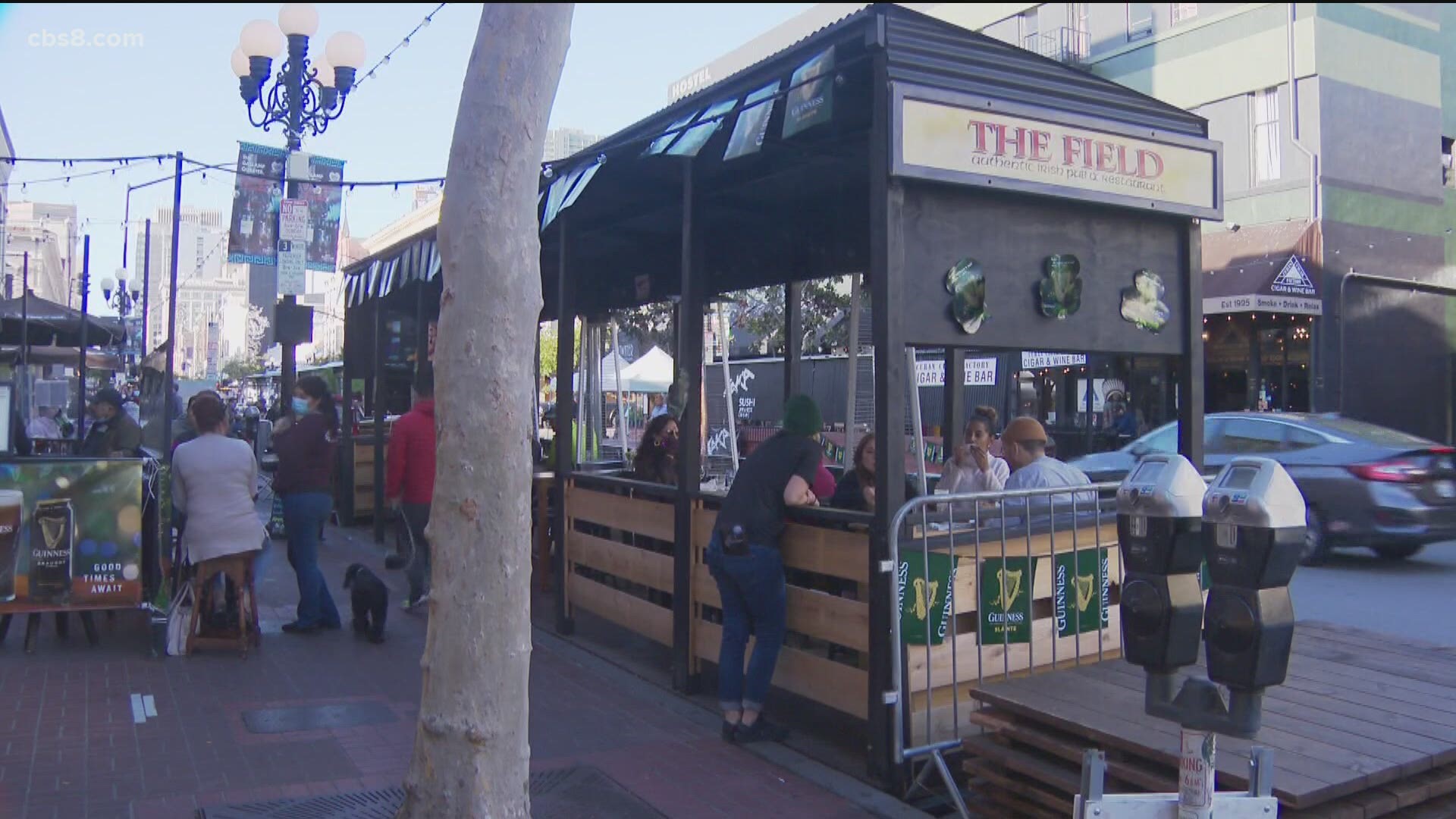 St. Patrick's Day won't be filled with normal celebrations but the Gaslamp is preparing for crowds for the Irish holiday.