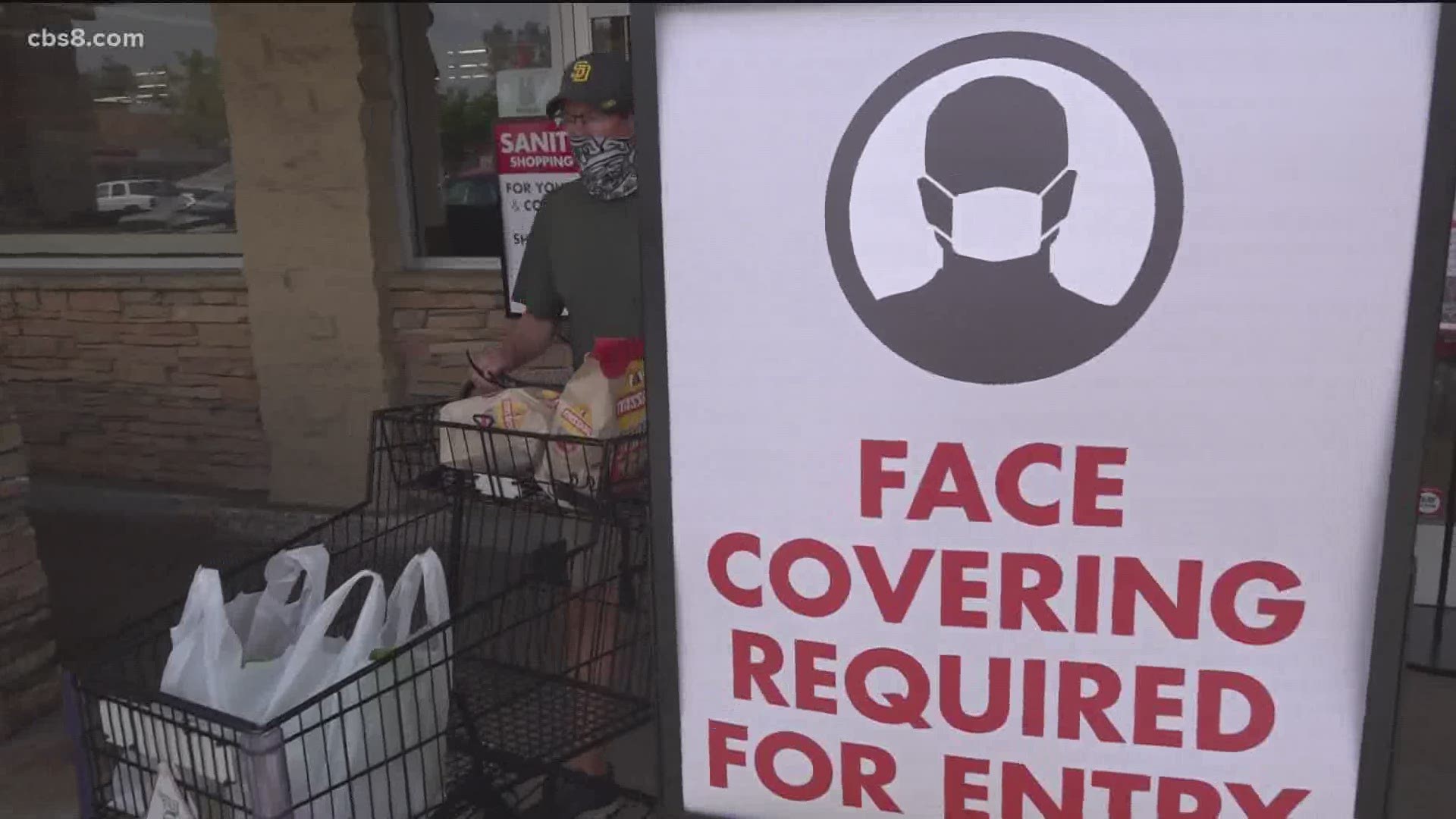 Beginning May 1, all San Diego County residents will be required to wear cloth face coverings in public when within 6 feet of another person.