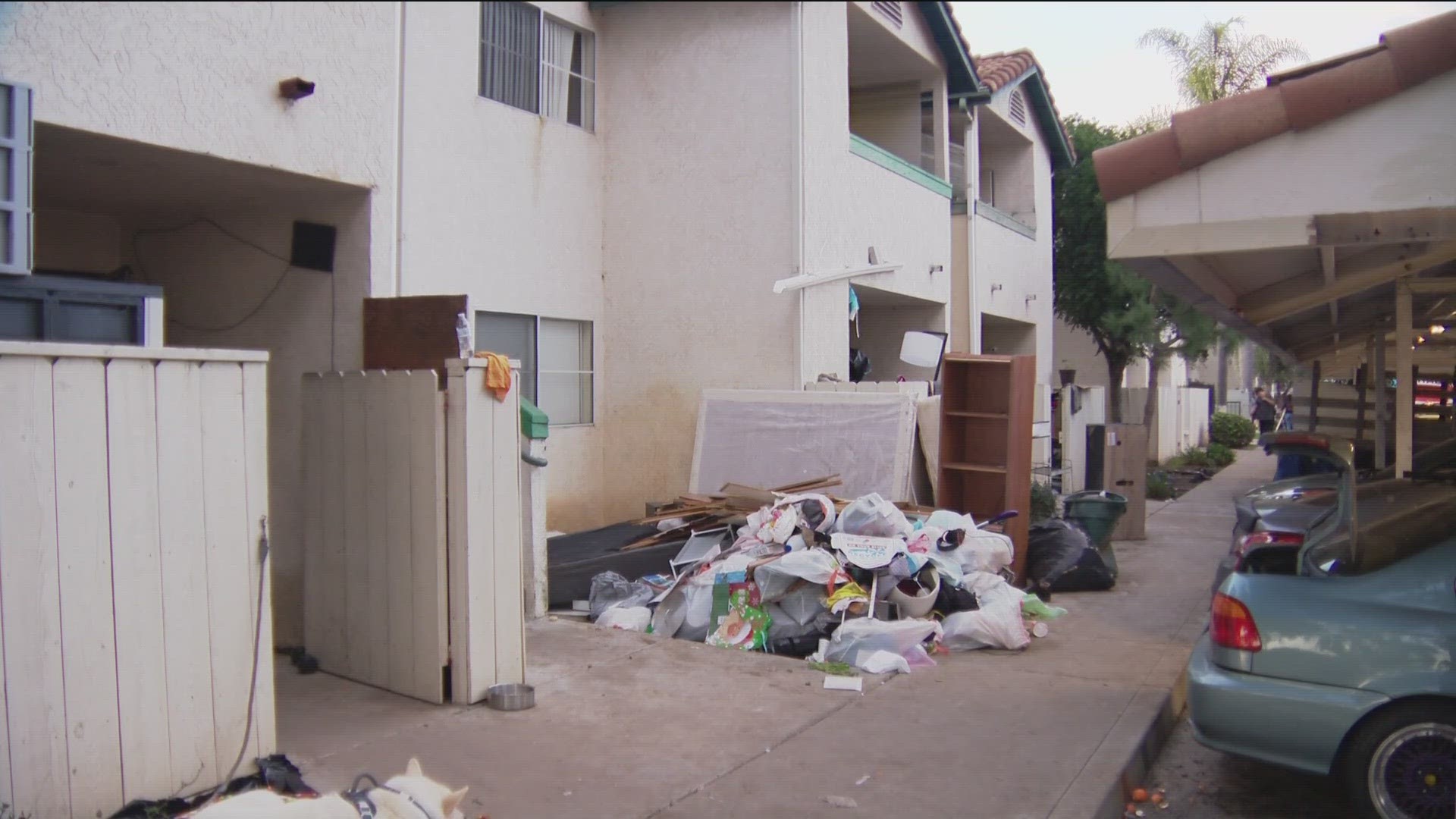 The eviction moratorium applies to people in flooded neighborhoods like this one in national city. in areas like national city where the flooding took place.