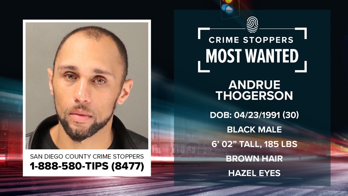 Crime Stoppers Most Wanted: Andrue Thogerson | cbs8.com
