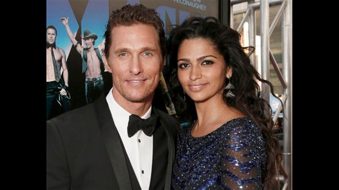 Matthew McConaughey and new wife Camila expecting | cbs8.com