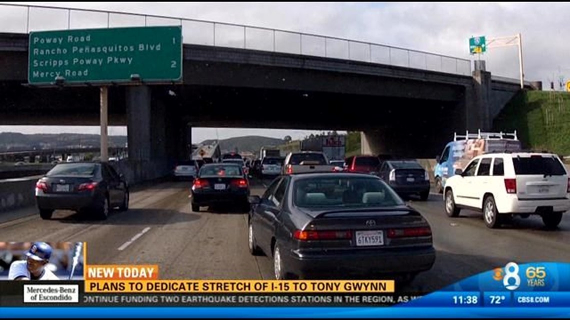 Stretch Of Interstate 15 Designated As Tony Gwynn Memorial Freeway