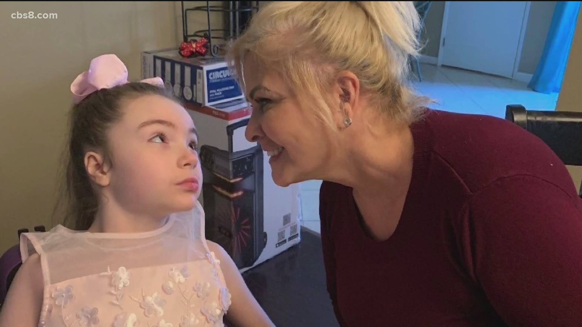 Isabella is non-verbal due to a rare neurological disorder, but she has a beautiful way of connecting with people with her eyes and expressions.