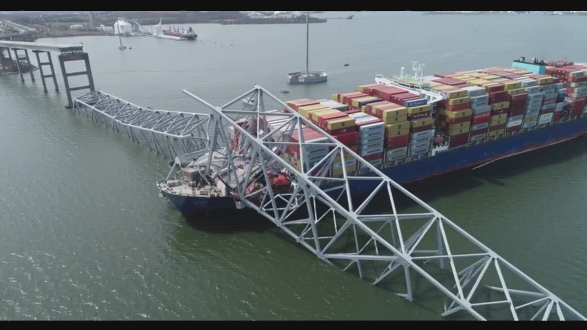 With the ship barreling toward the bridge, authorities had just enough time to stop cars from coming over the bridge, Maryland's governor said.