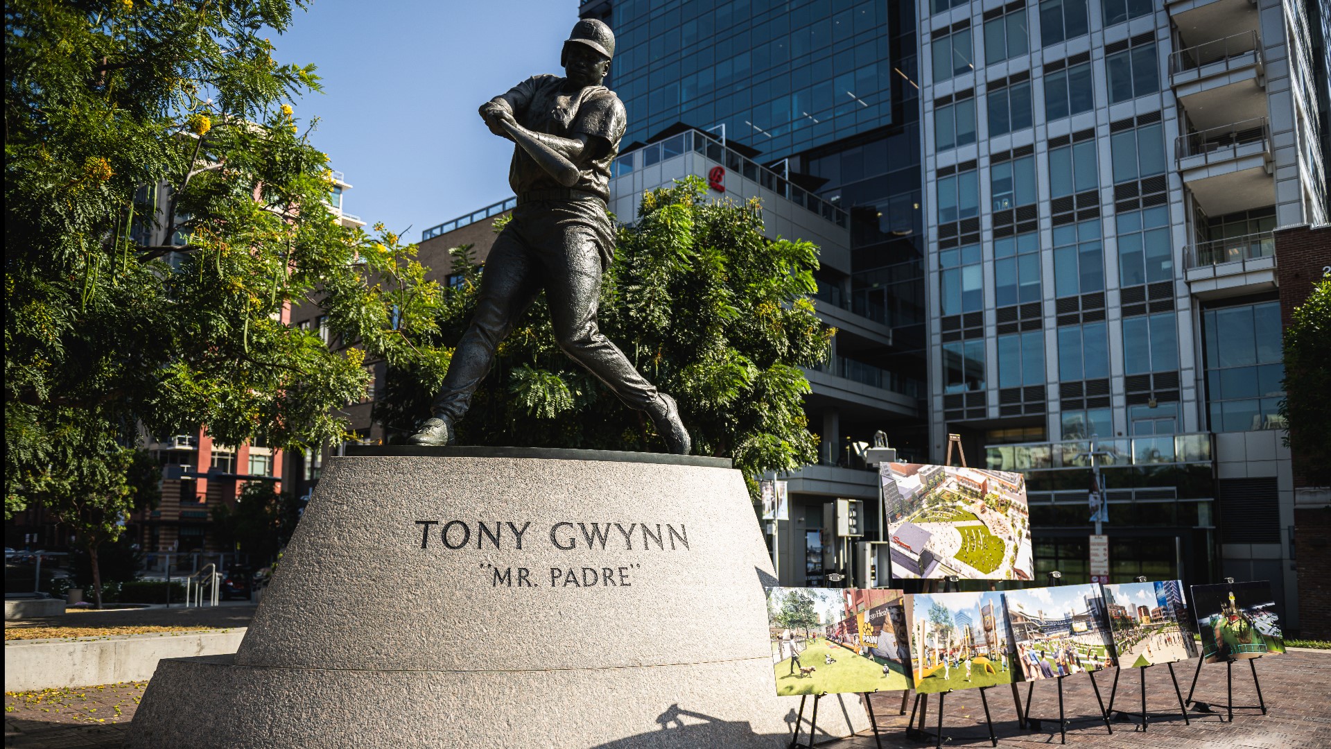 Padres celebrate Gallagher Square at Petco Park groundbreaking