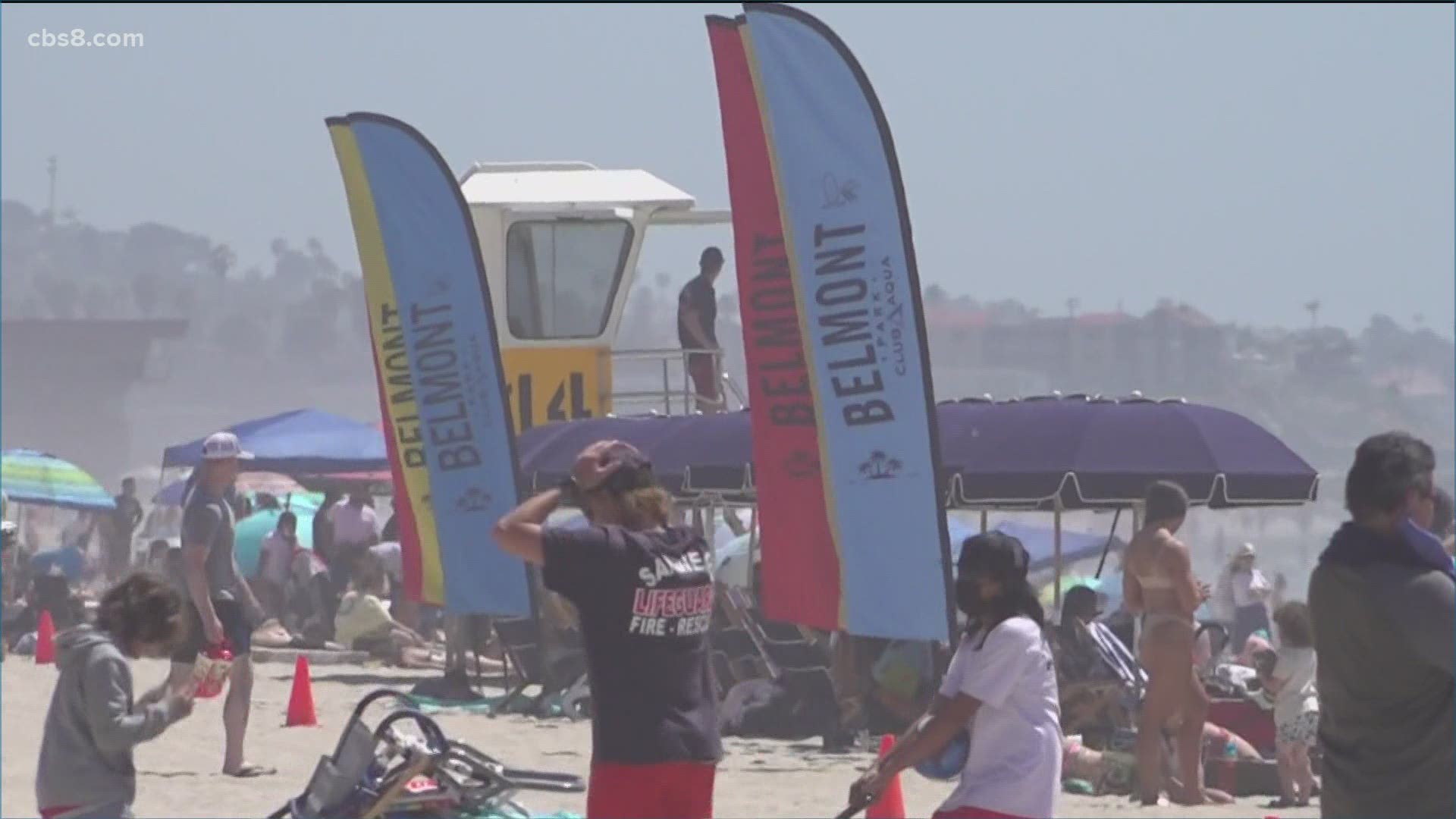 San Diego lifeguards remind beach-goers of safety tips as weather warms up