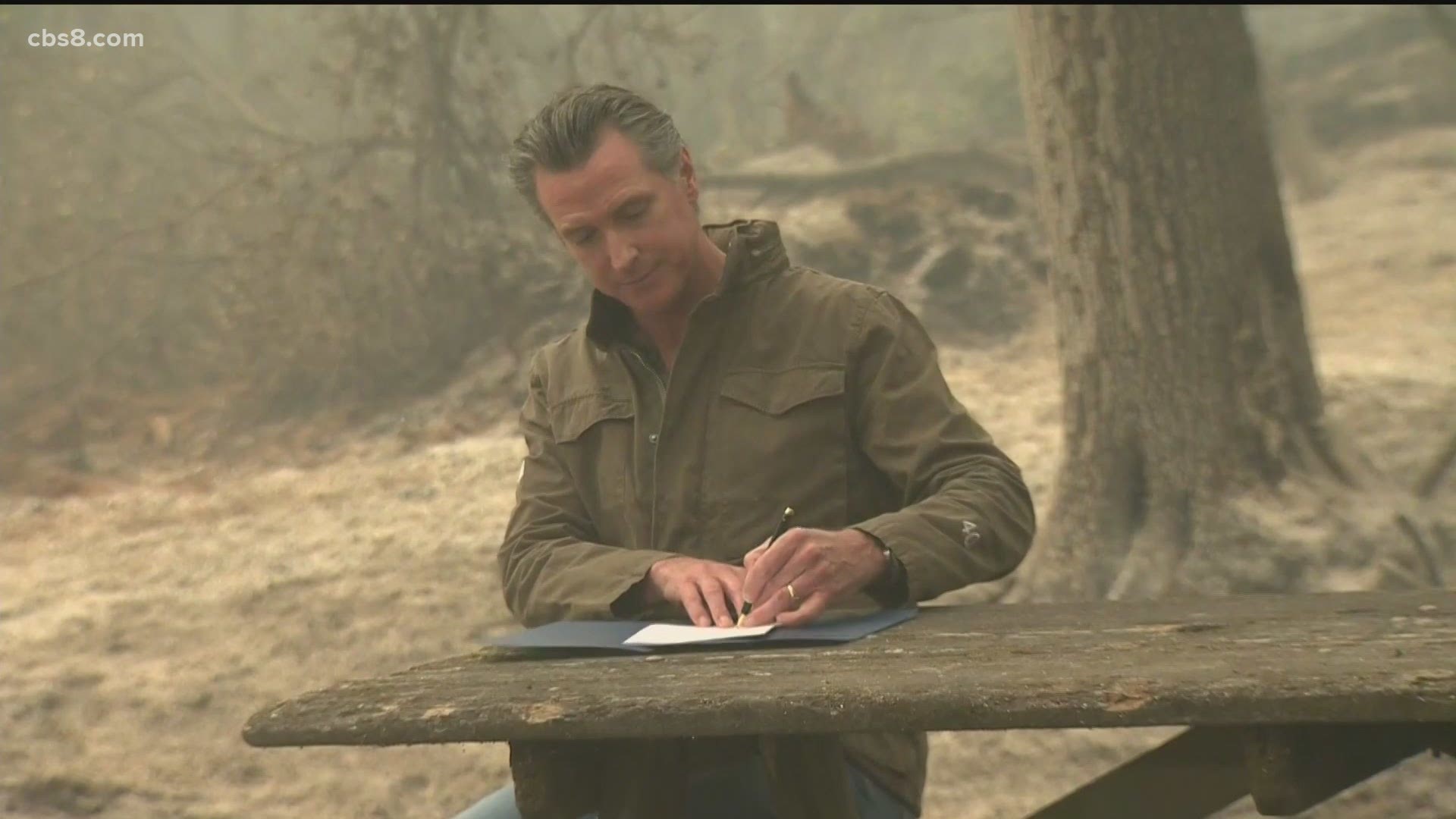 "Inmates who have stood on the frontlines, battling historic fires should not be denied the right to later become a professional firefighter," said Gov. Newsom