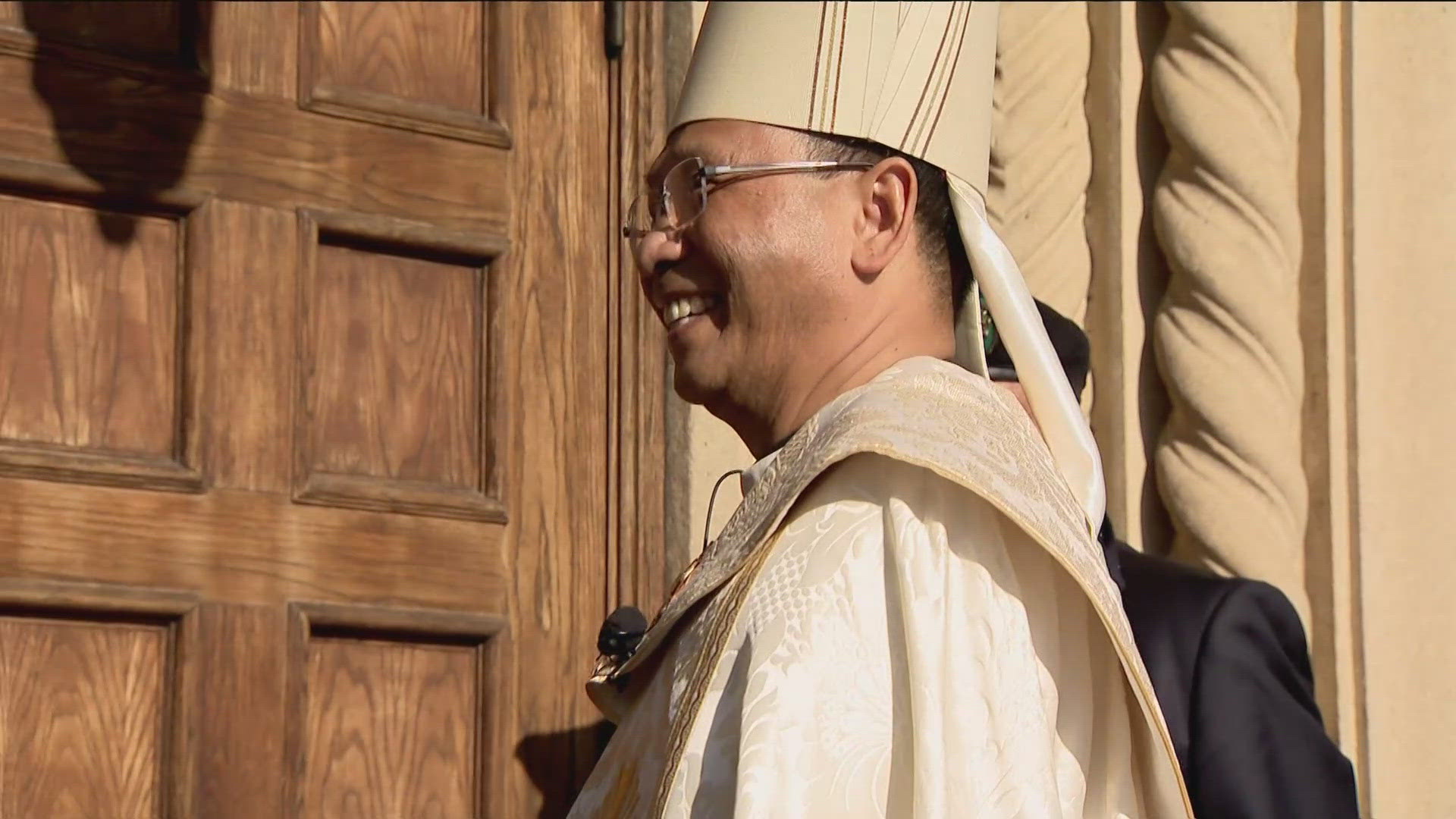 Bishop Michael Pham was the first American Bishop approved by Pope Leo XIV. He is San Diego's seventh bishop, who will step into his new role on Thursday.
