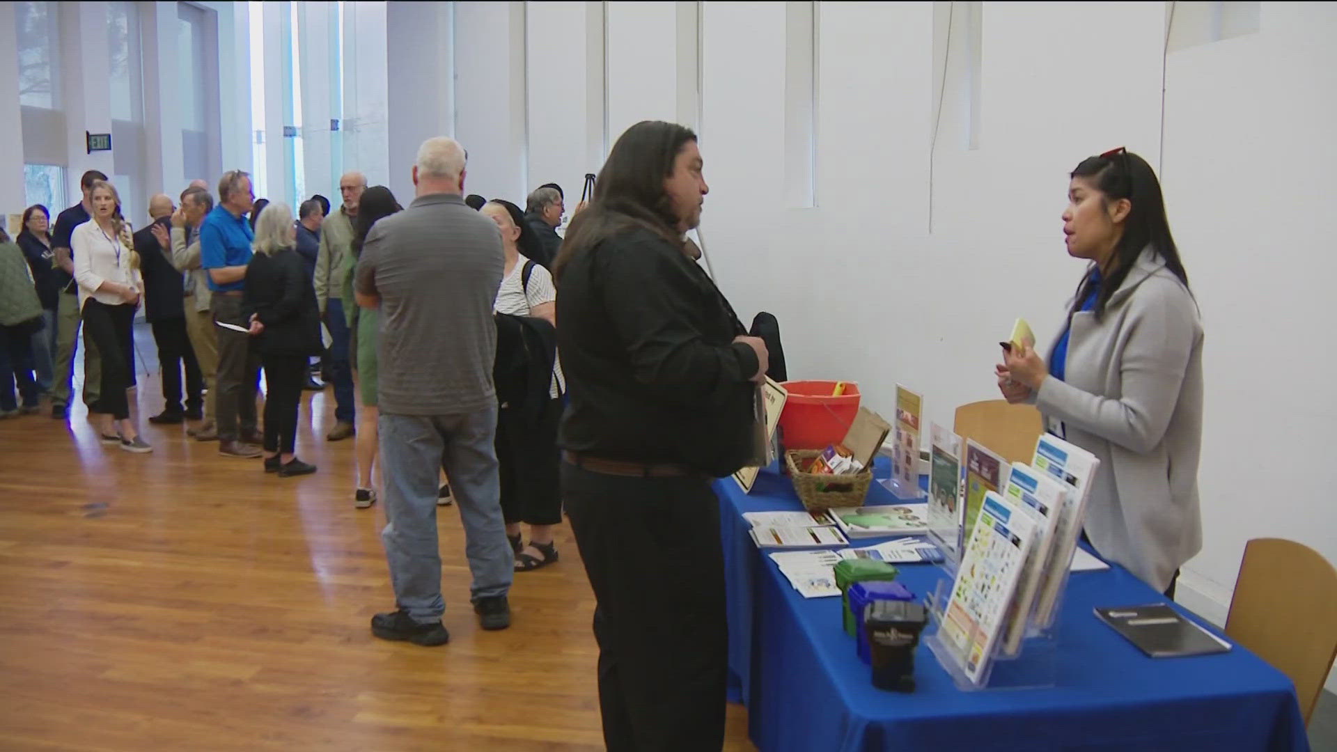 Otay Mesa residents expressed their concerns about the $53 trash pick-up fee proposed by the City of San Diego. 