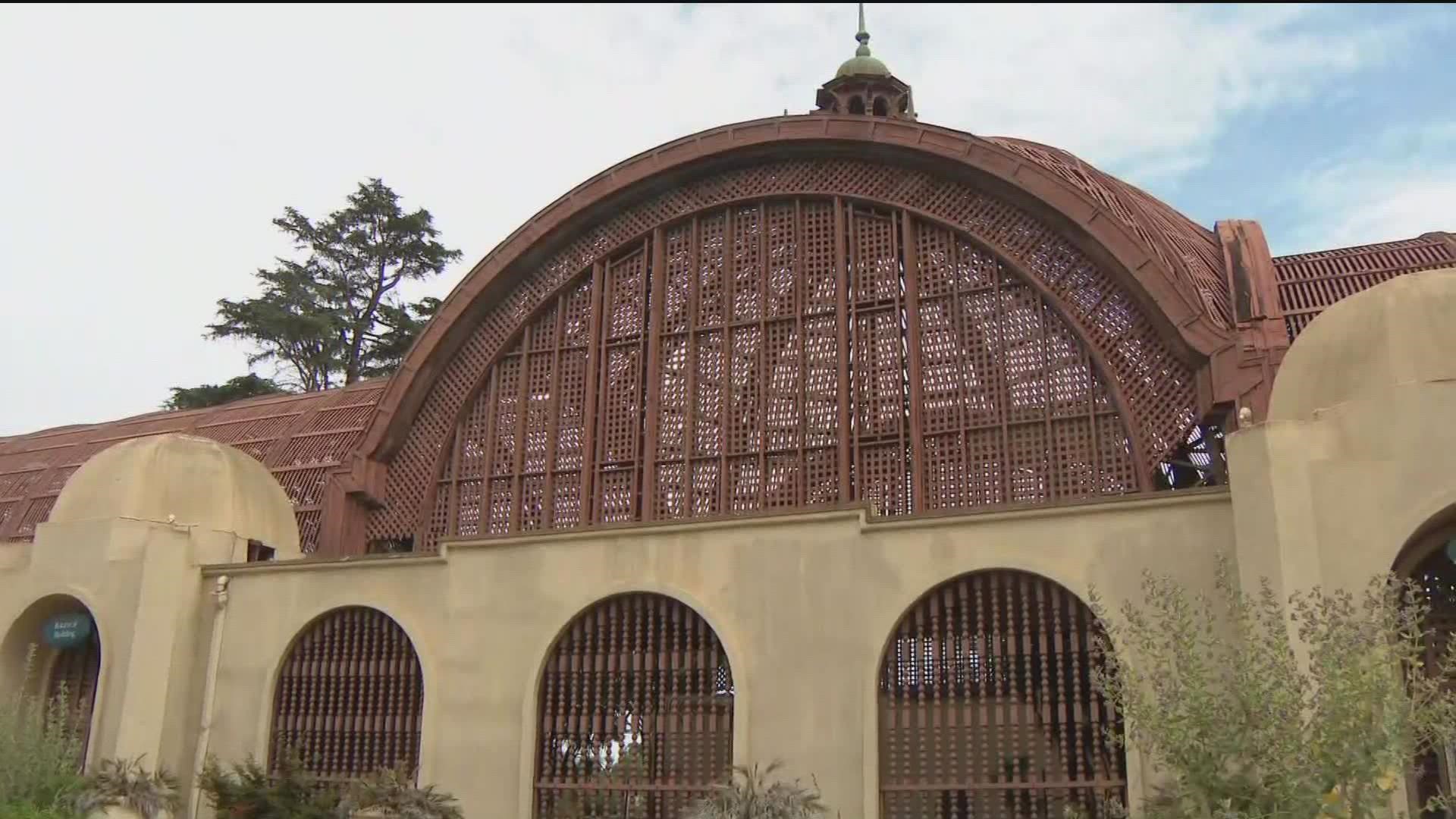 The Botanical Building was built in 1915 as part of the Panama-California Exposition and is one of only four structures that were designed to remain permanent.