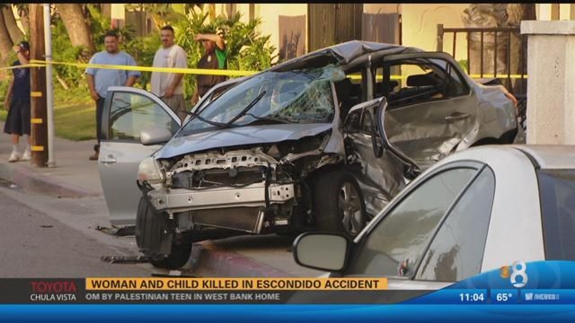 Woman and child killed in Escondido accident | cbs8.com