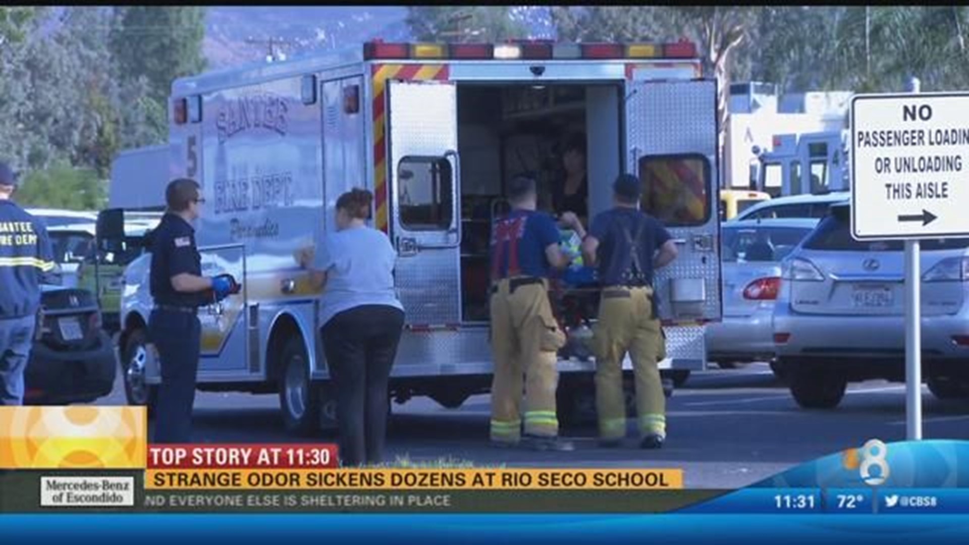 Strange odor sickens dozens at Rio Seco Elementary School