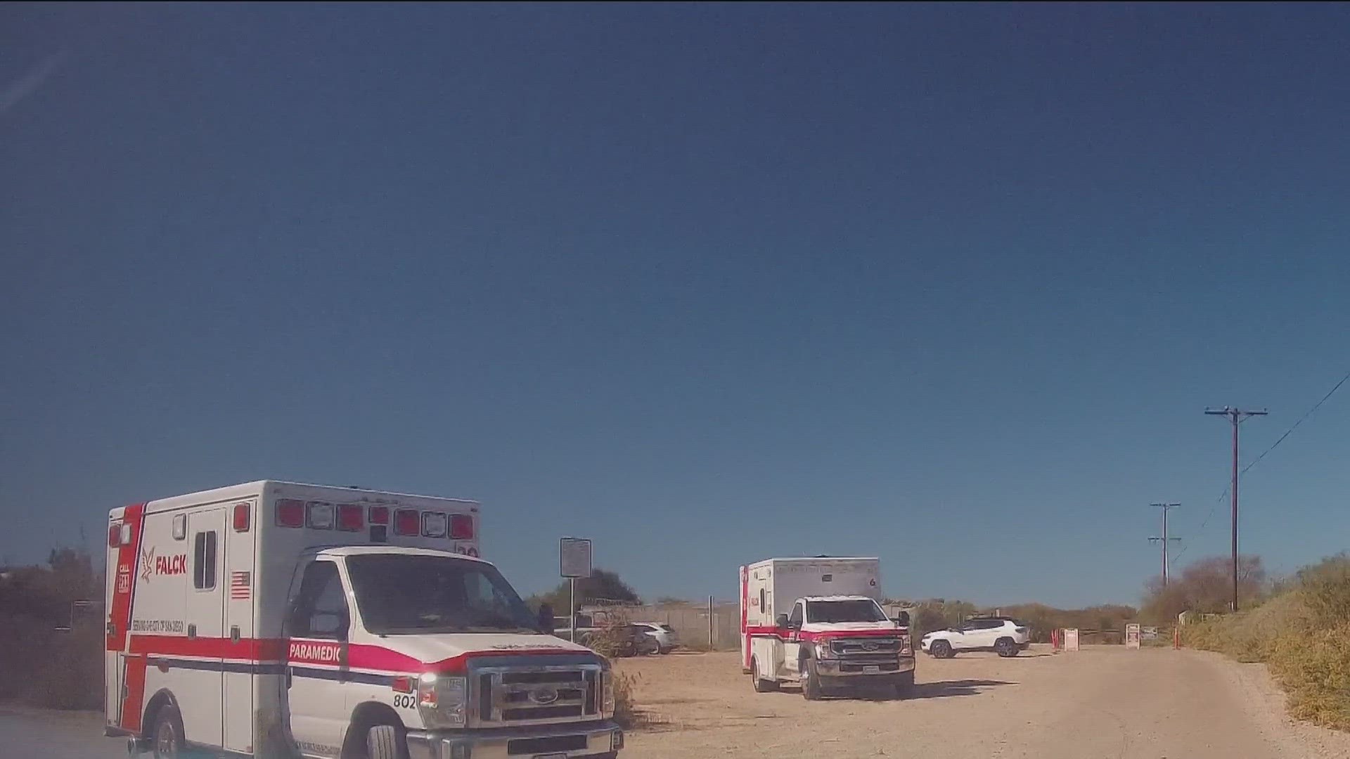 Customs and Border Protection said that two people are recovering after falling from the US-Mexico border wall this weekend.