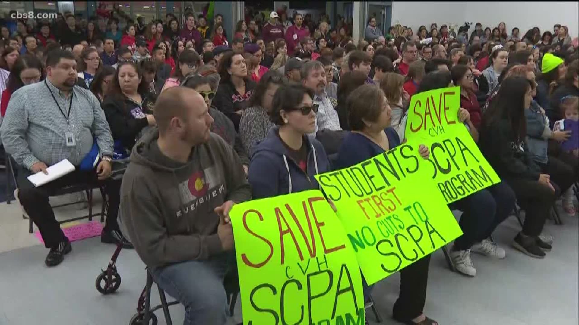 The budget ax has fallen in the South Bay School District after the Sweetwater Union High School board approved the cuts.