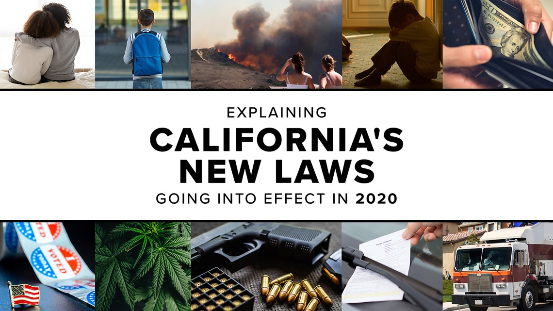 Explaining California's new laws going into effect in 2020
