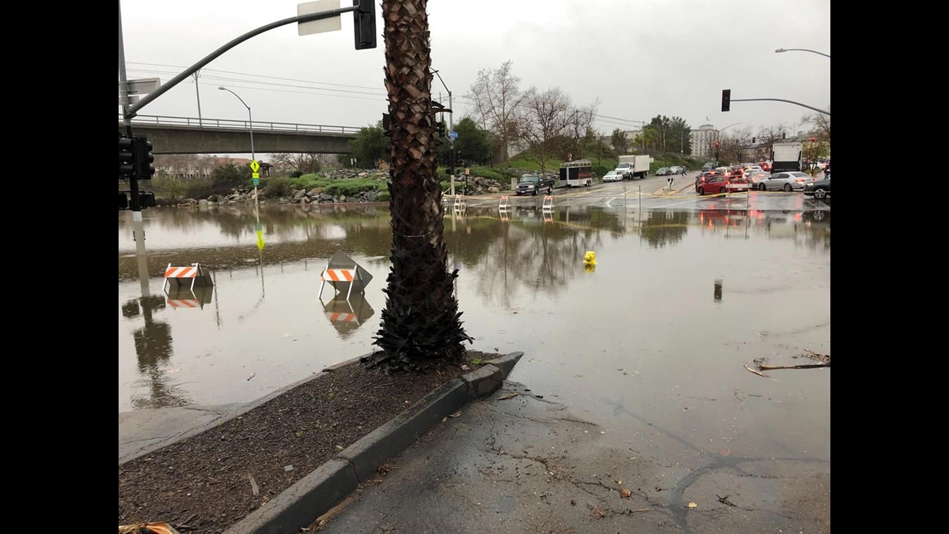 San Diego rivers flood as storm hammers region
