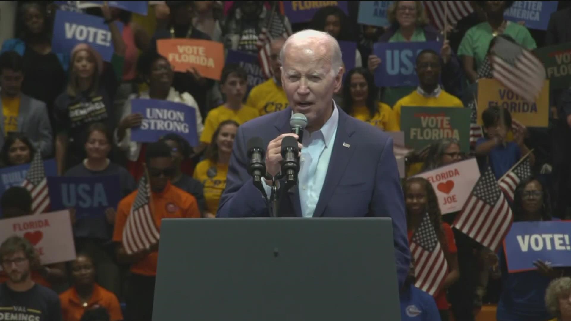 Rep. Mike Levin's campaign confirmed Biden would deliver remarks at a Get Out The Vote event on Thursday at MiraCosta College in Oceanside.