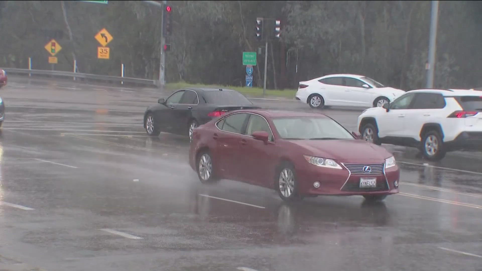 Another atmospheric river is bringing a massive storm system that will likely drench areas in Central and Northern California Thursday night.