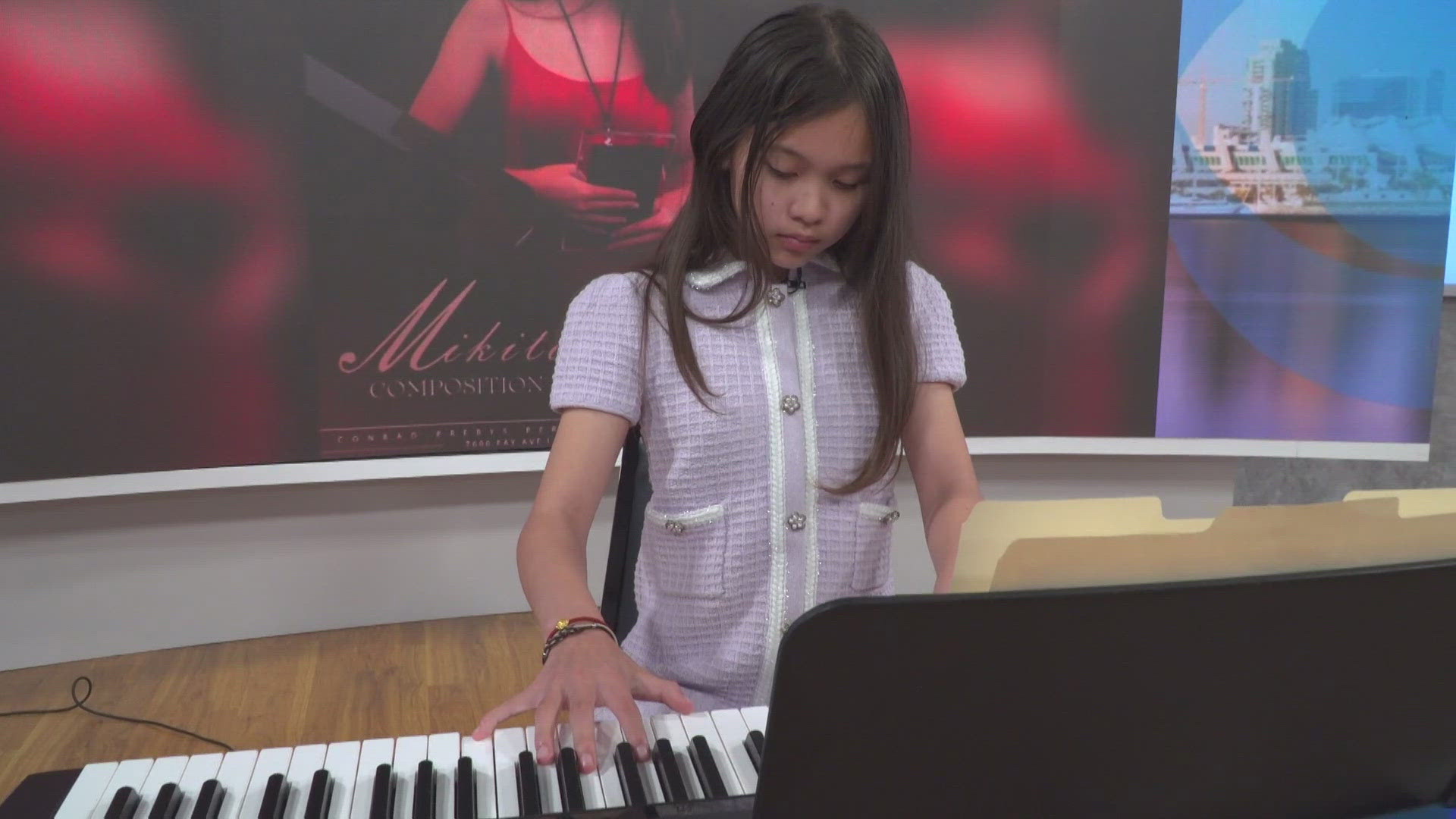 10-year-old Mikita Li joined CBS 8 to discuss her musical journey and upcoming performance. To request tickets to the recital, visit: bit.ly/MikitaLi 