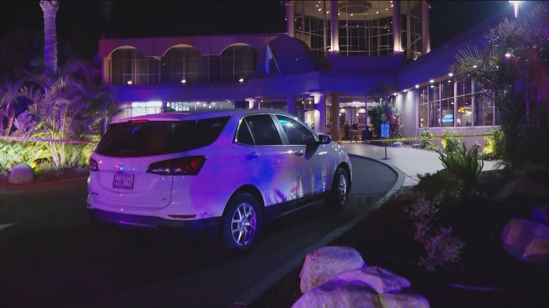 The San Diego Police Departement investigated a shooting at a Mission Valley where one two people were shot. One died from their injuries.