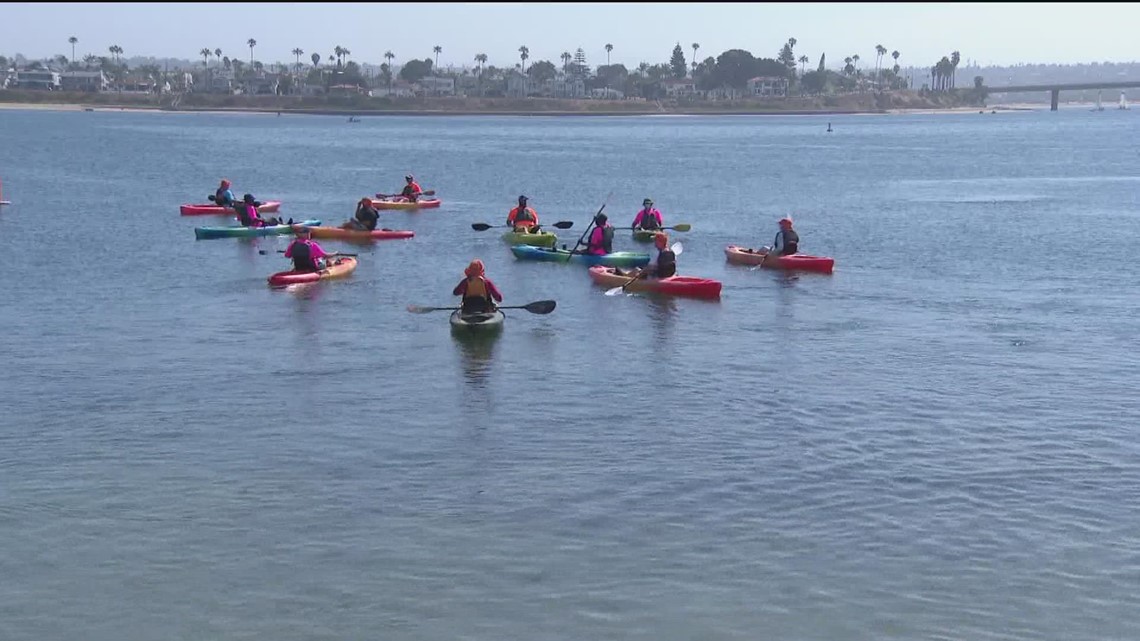 Summer sports clinic held for injured veterans at Mission Bay Yacht Club