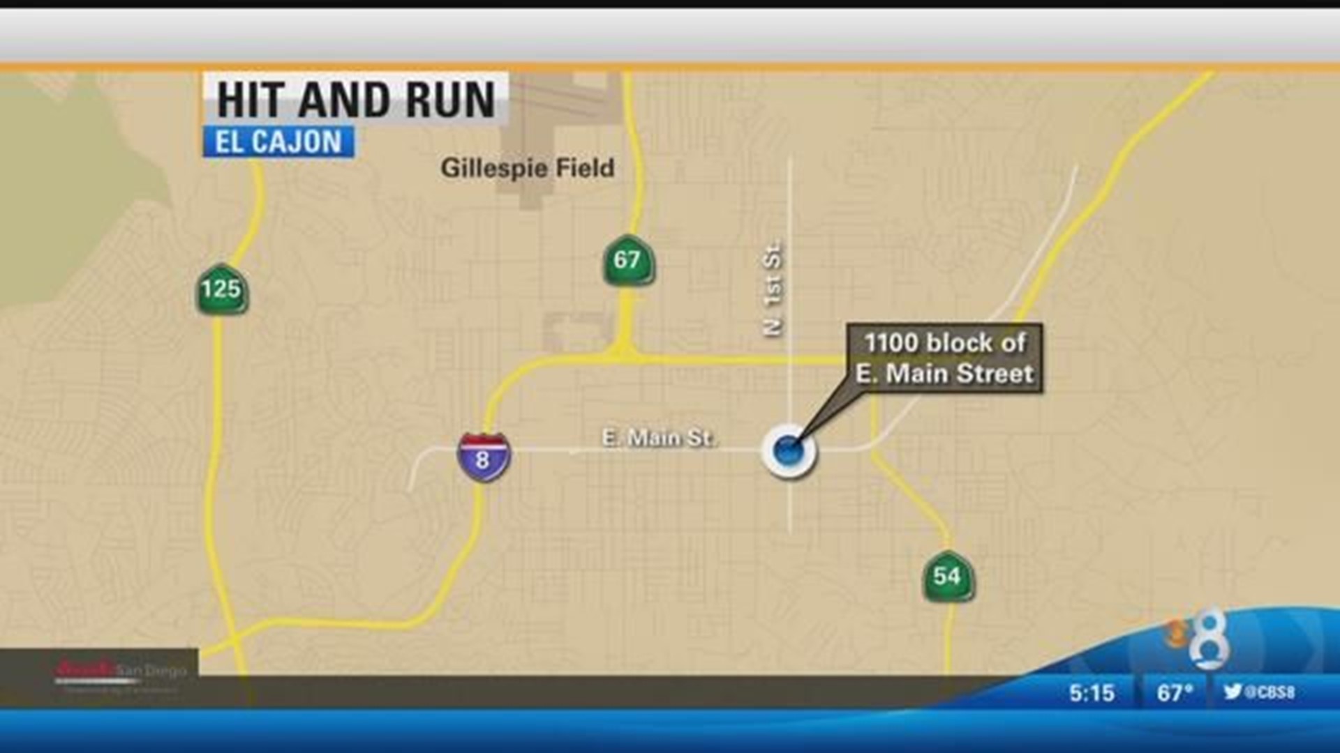 El Cajon police seek hitandrun driver who struck, injured man
