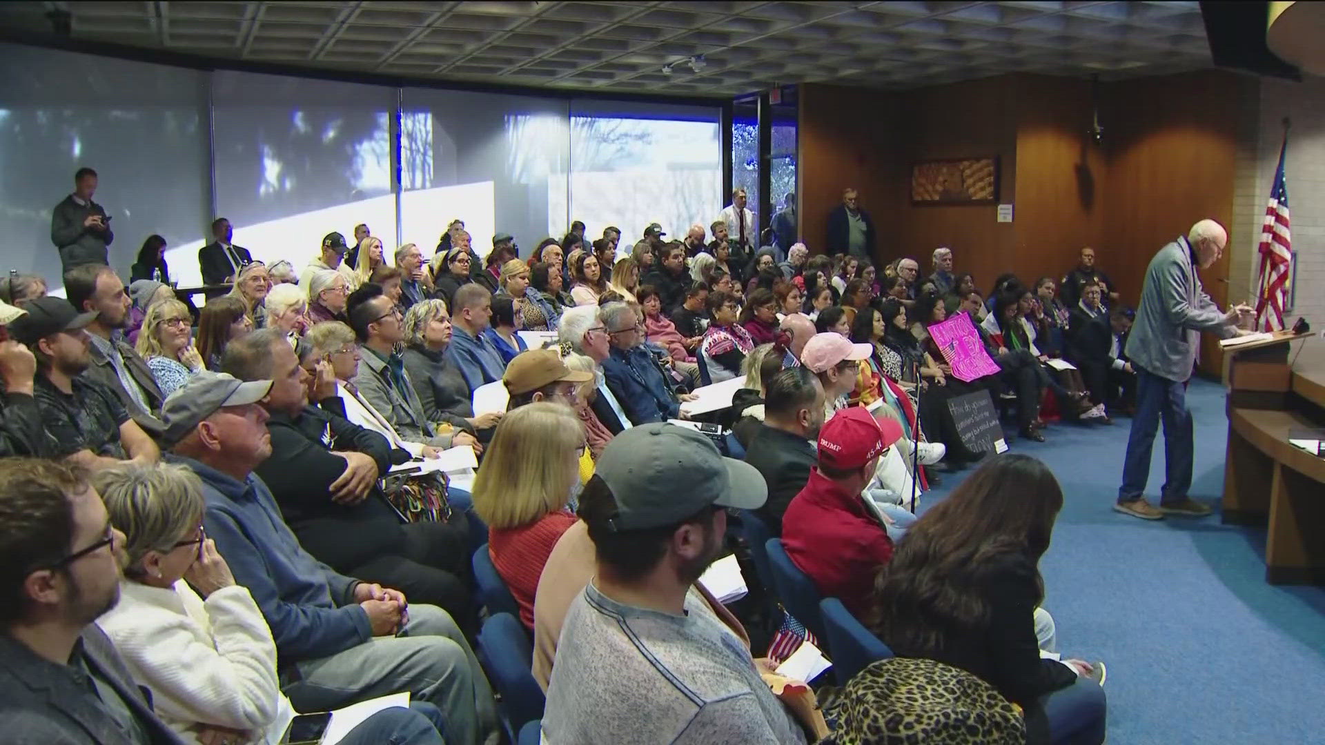 El Cajon debates Trump's immigration policy at packed council meeting ...
