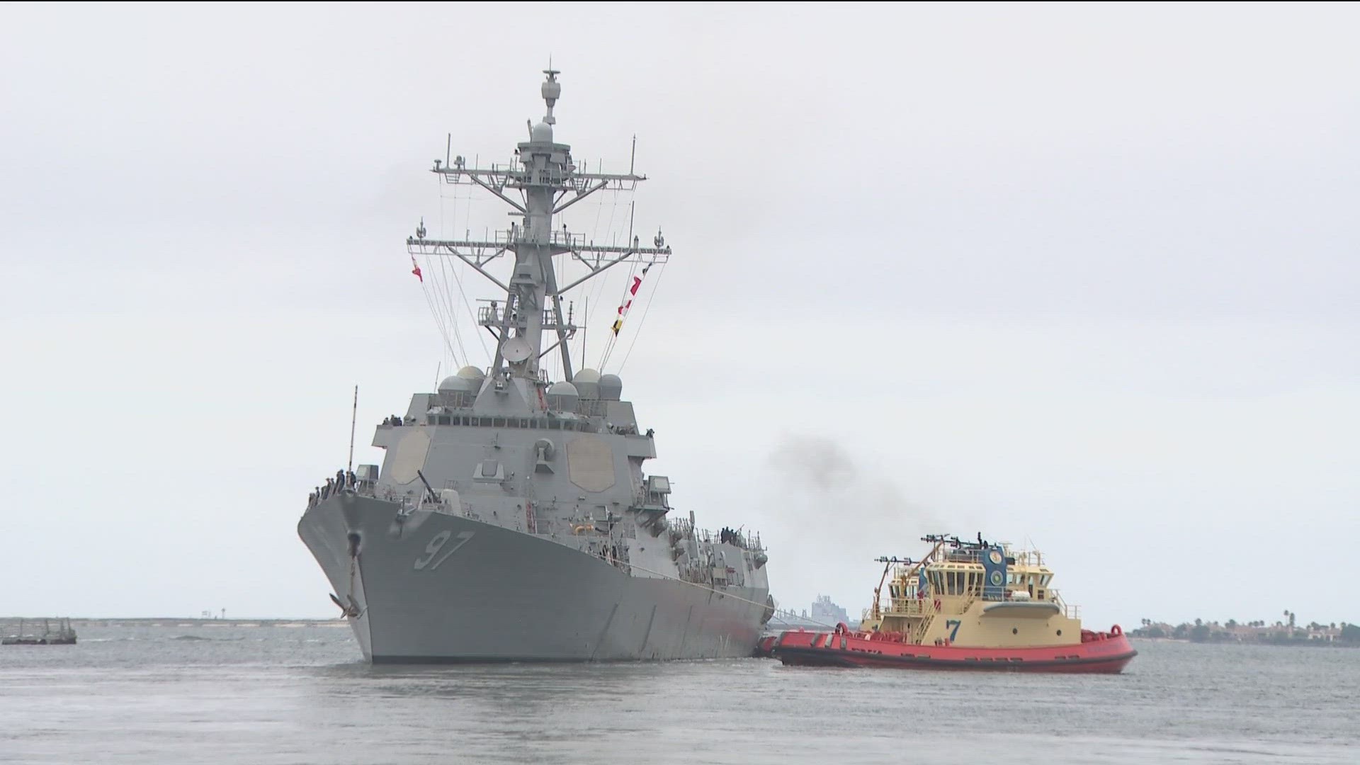 The Navy says ships and submarines got underway Saturday from Naval Base San Diego, Naval Base Coronado and Naval Base Point Loma.