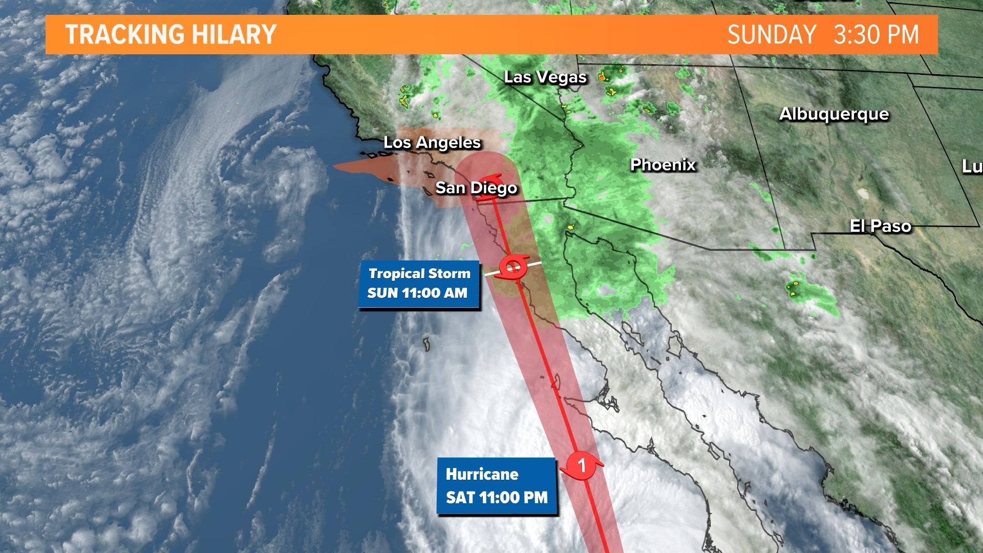 Tracking Hurricane Hilary Southern California preparing for strong