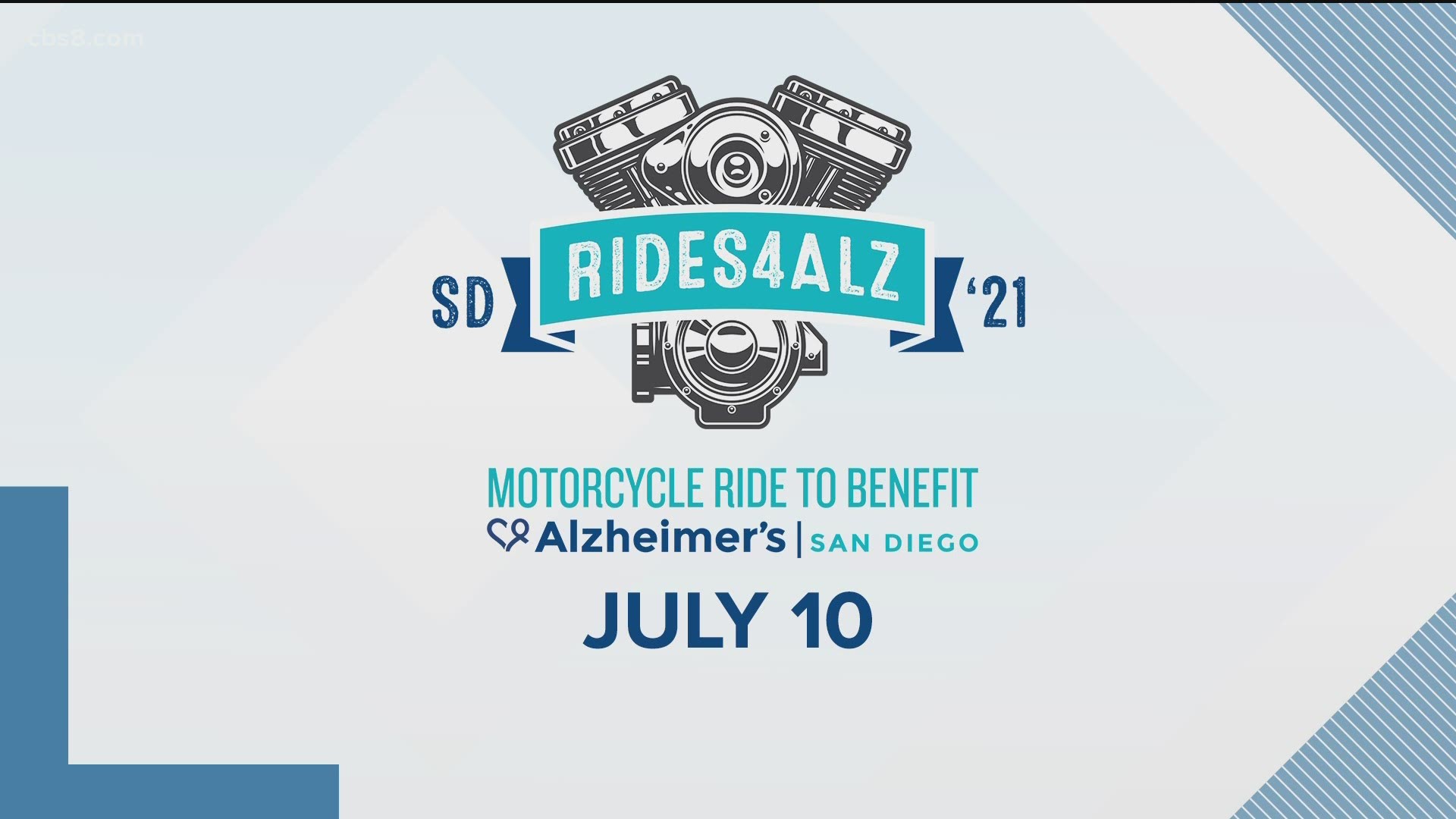 It's to promote the non-profit's Rides4ALZ event in July.