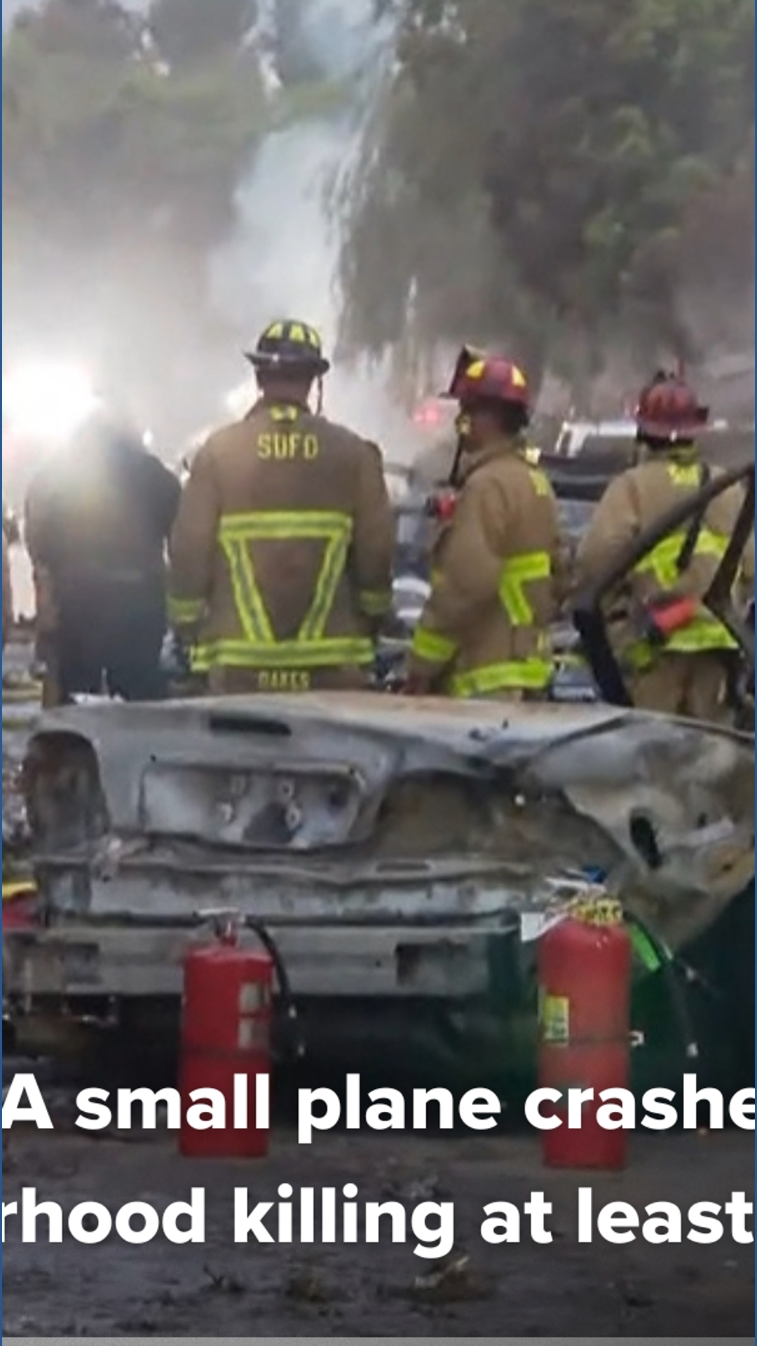 Small plane crash in San Diego neighborhood of Tierrasanta | cbs8.com