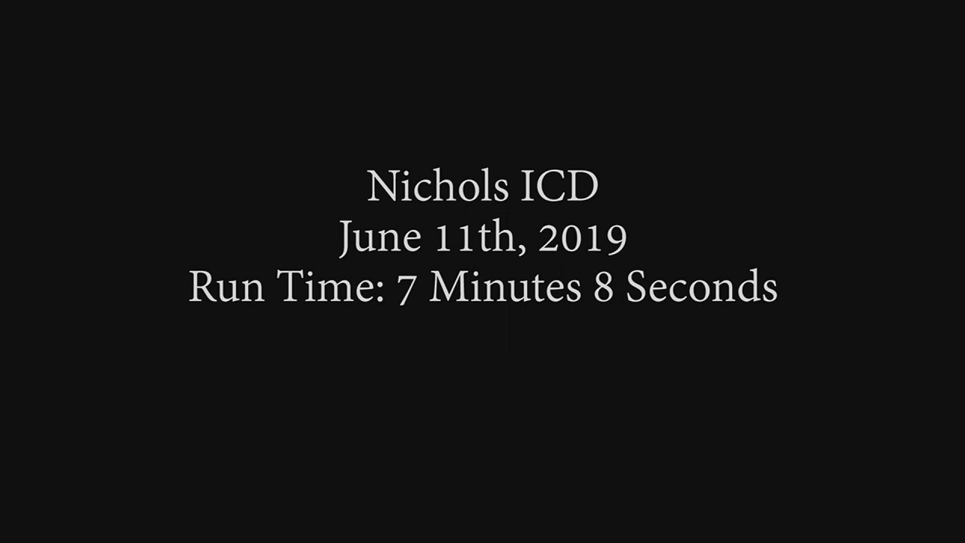 Police video from June 11, 2019 in-custody death of Buddy Nichols
