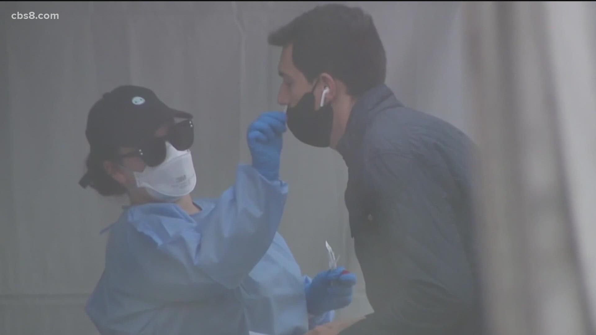 Passengers flying into the United States are required to show a negative COVID-19 test within 24 hours before their flight into the country.