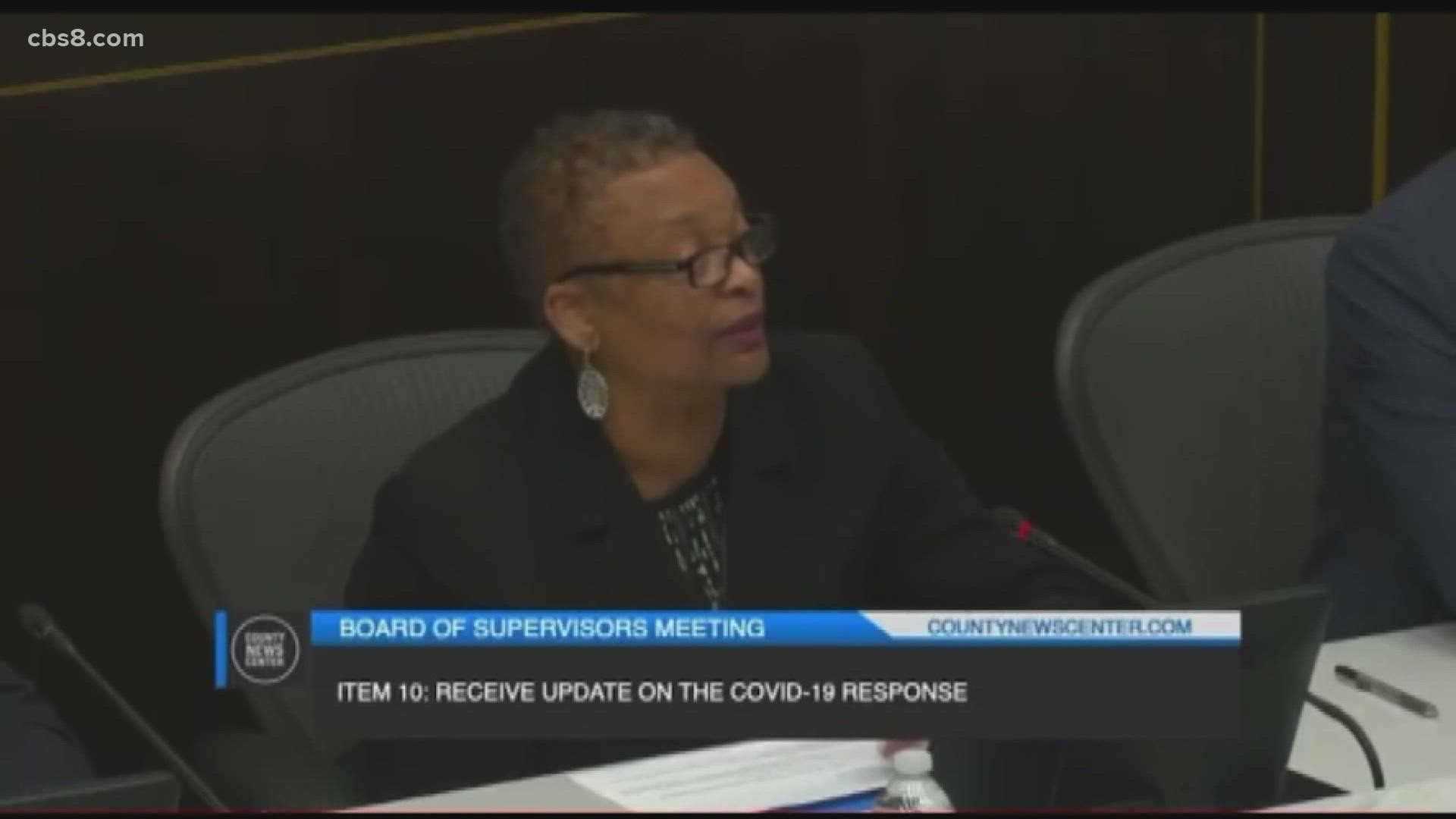 Not only did one speaker insult several county supervisors, but he also made racist remarks about Dr. Wilma Wooten. The NAACP San Diego branch says it has to stop.