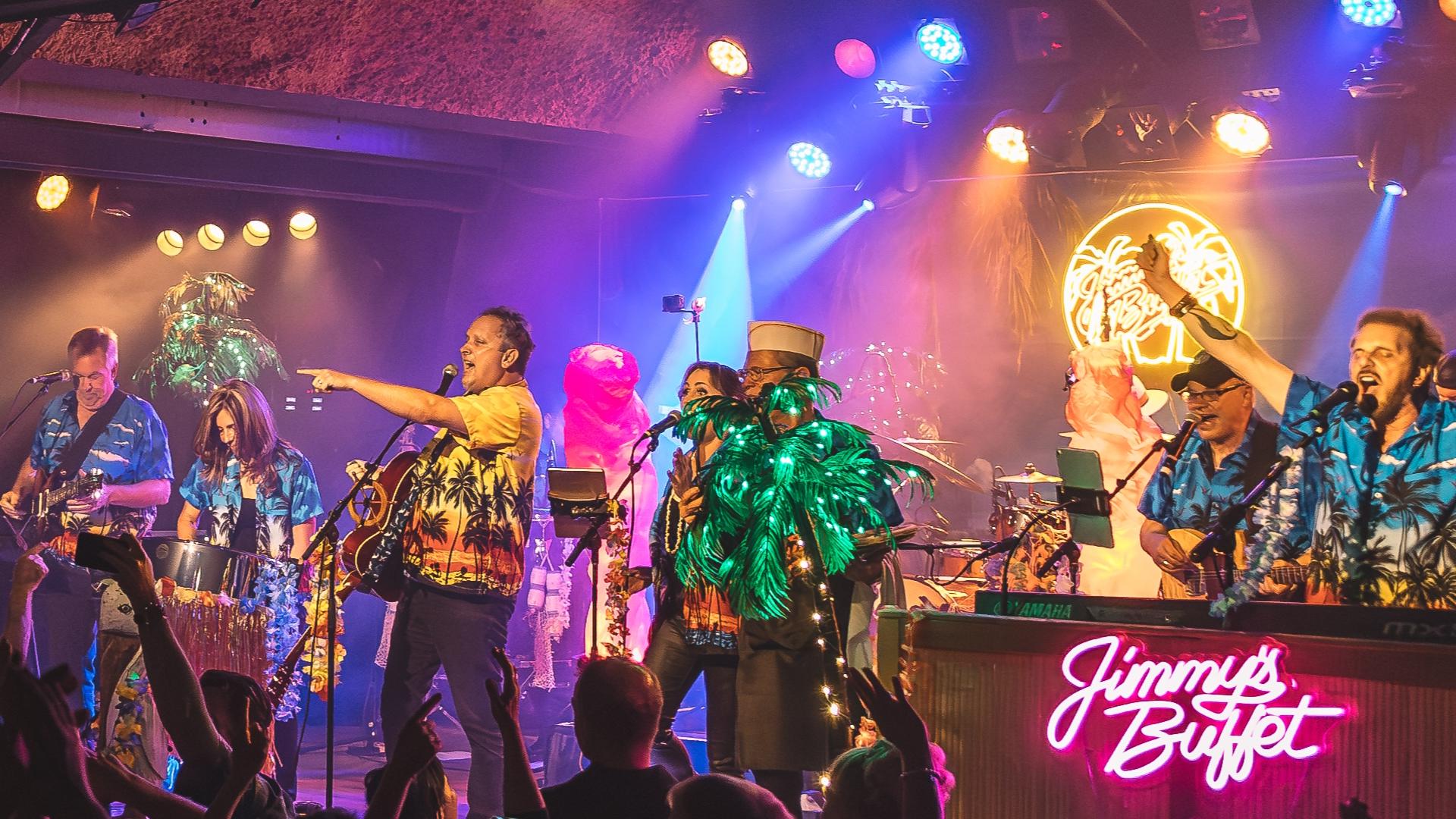 Jimmy's Buffet will perform at Petco Park on July 10 as part of Margaritaville Night, honoring Jimmy Buffett and promoting skin cancer awareness.