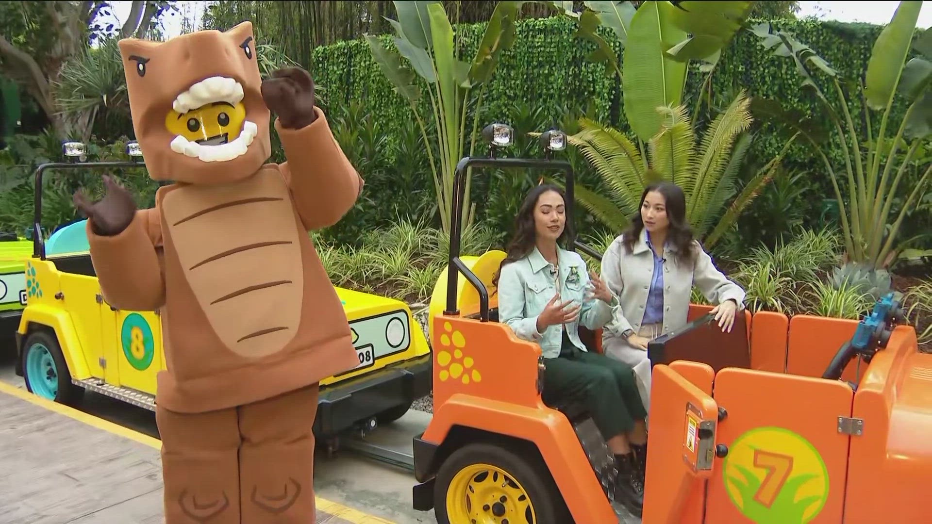 CBS 8 tours Dino Valley, where dinosaurs come to life at LEGOLAND. This NEW land is filled with dino-packed fun designed for dino fans of all ages! www.legoland.com