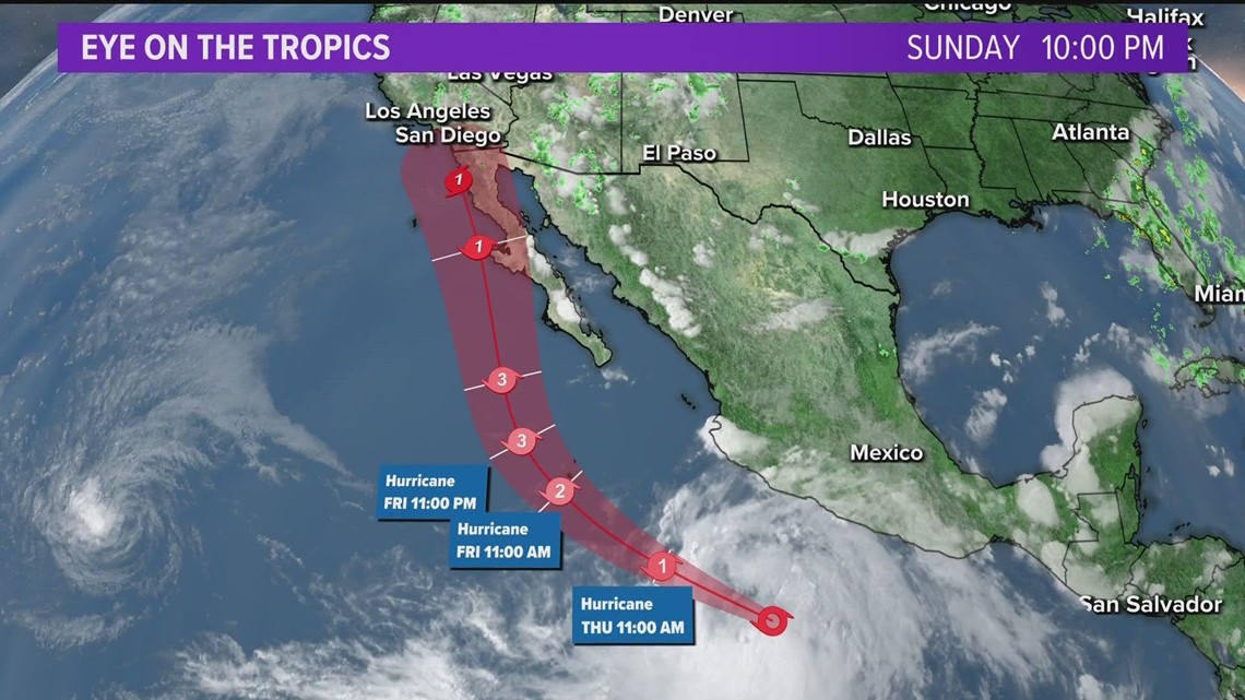 Tropical Storm Hilary forms off Mexico's southern Pacific coast