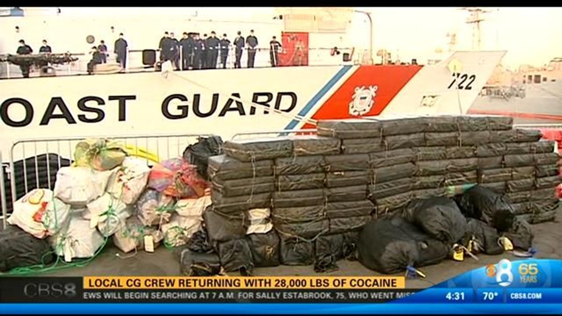 Us Coast Guard Seizes Cocaine _ Coast Guard offloads millions in drugs ...