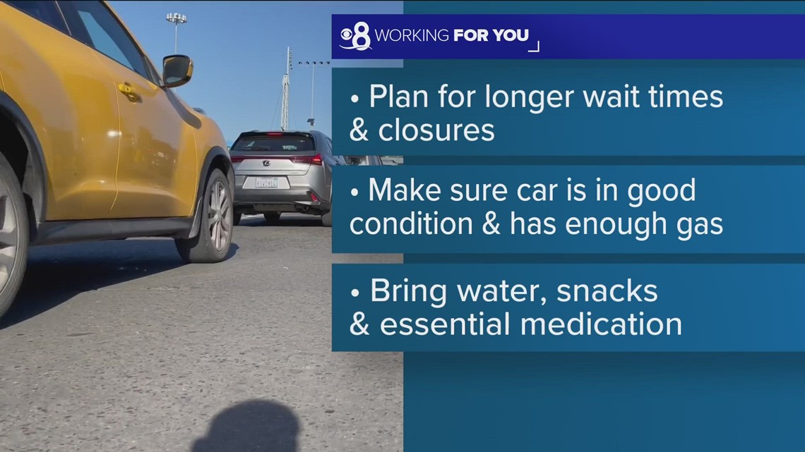 Border wait times increase ahead of expiration of Title 42 | cbs8.com