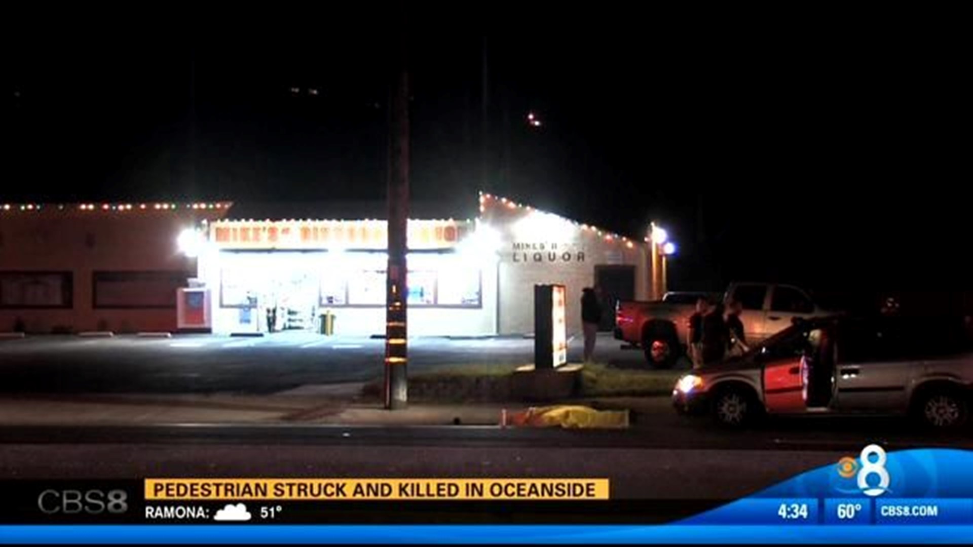 Pedestrian Struck And Killed In Oceanside