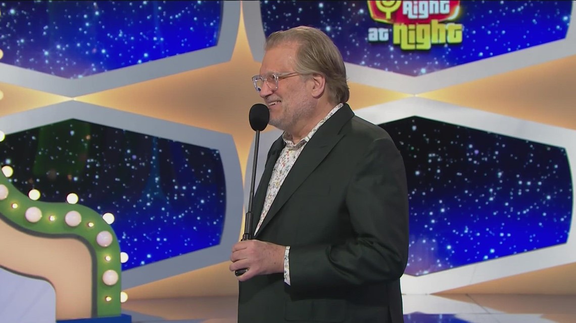 Price is Right at Night Host Drew Carey joins CBS 8's The Four