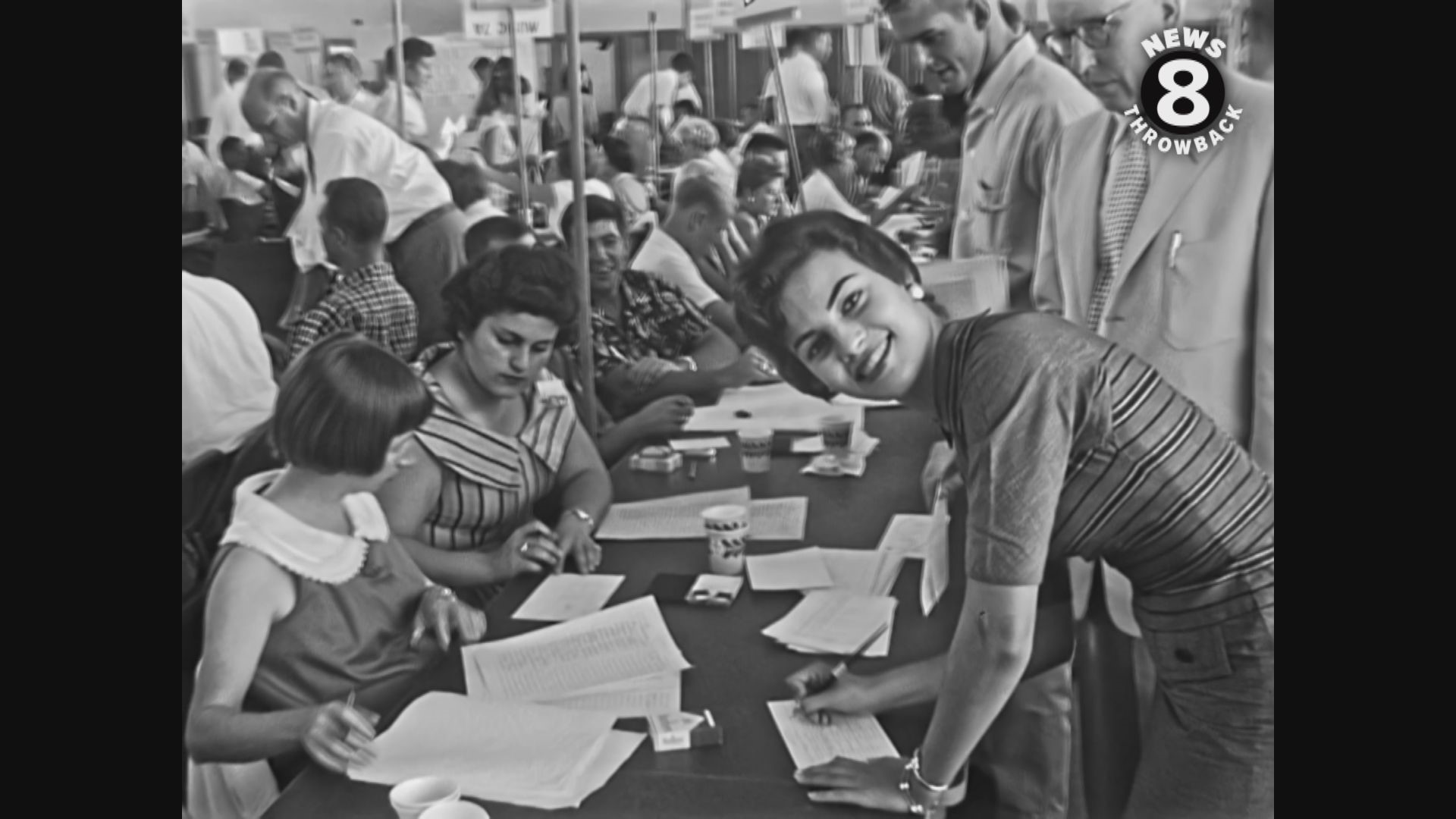 Future movie star Raquel Tejada starts college at San Diego State in 1958