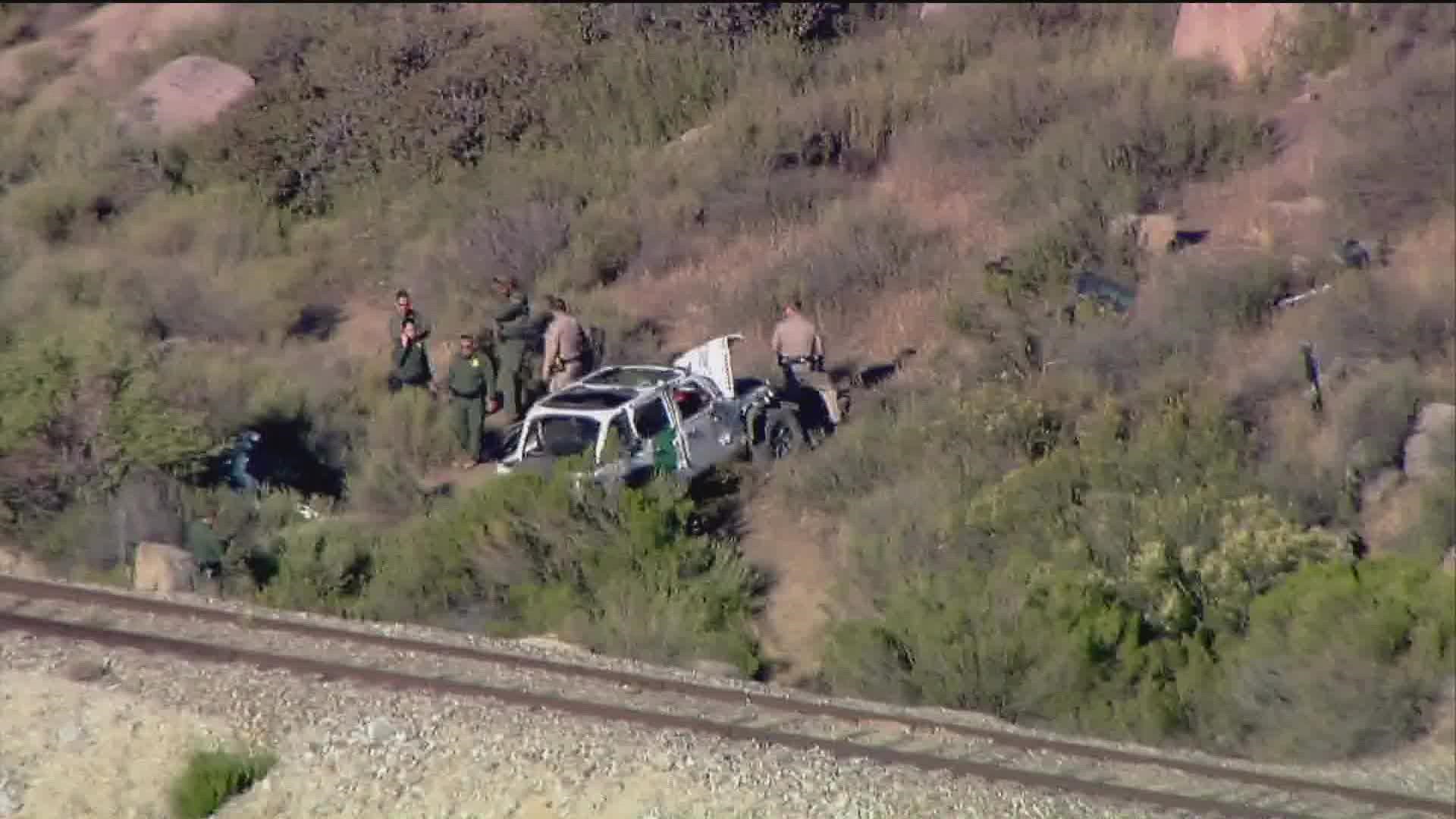 The agent was thrown from the vehicle before being found by another agent, according to a Border Patrol spokesperson.