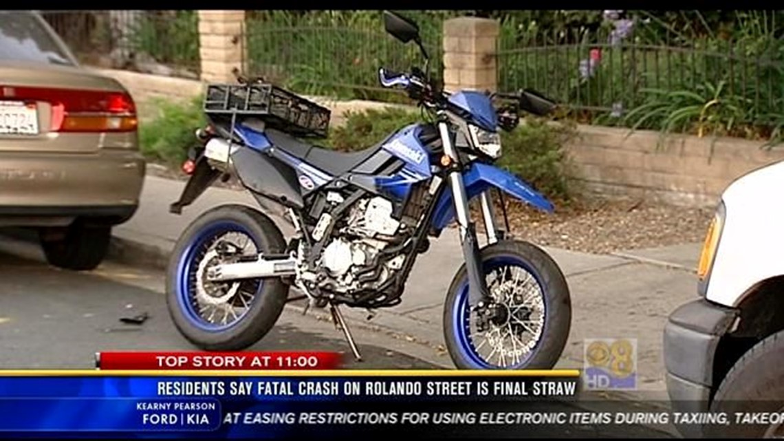 Motorcycle rider dies after running stop sign | cbs8.com