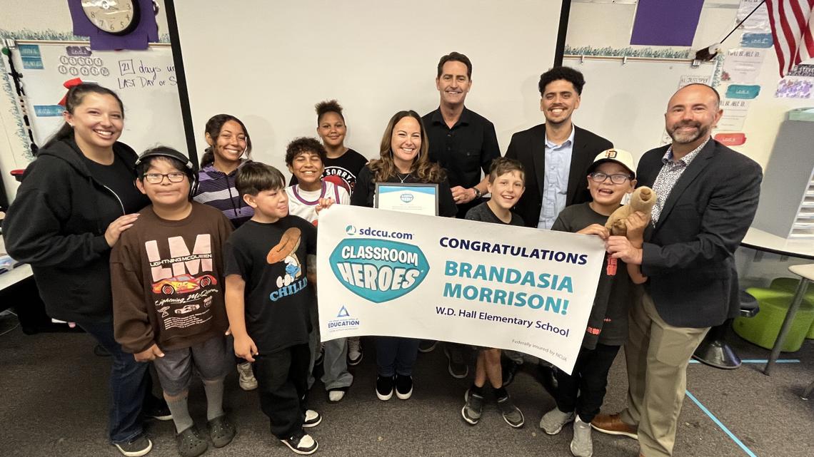 San Diego teacher honored as 'Classroom Hero' for innovative connection with students despite being 'cringe'