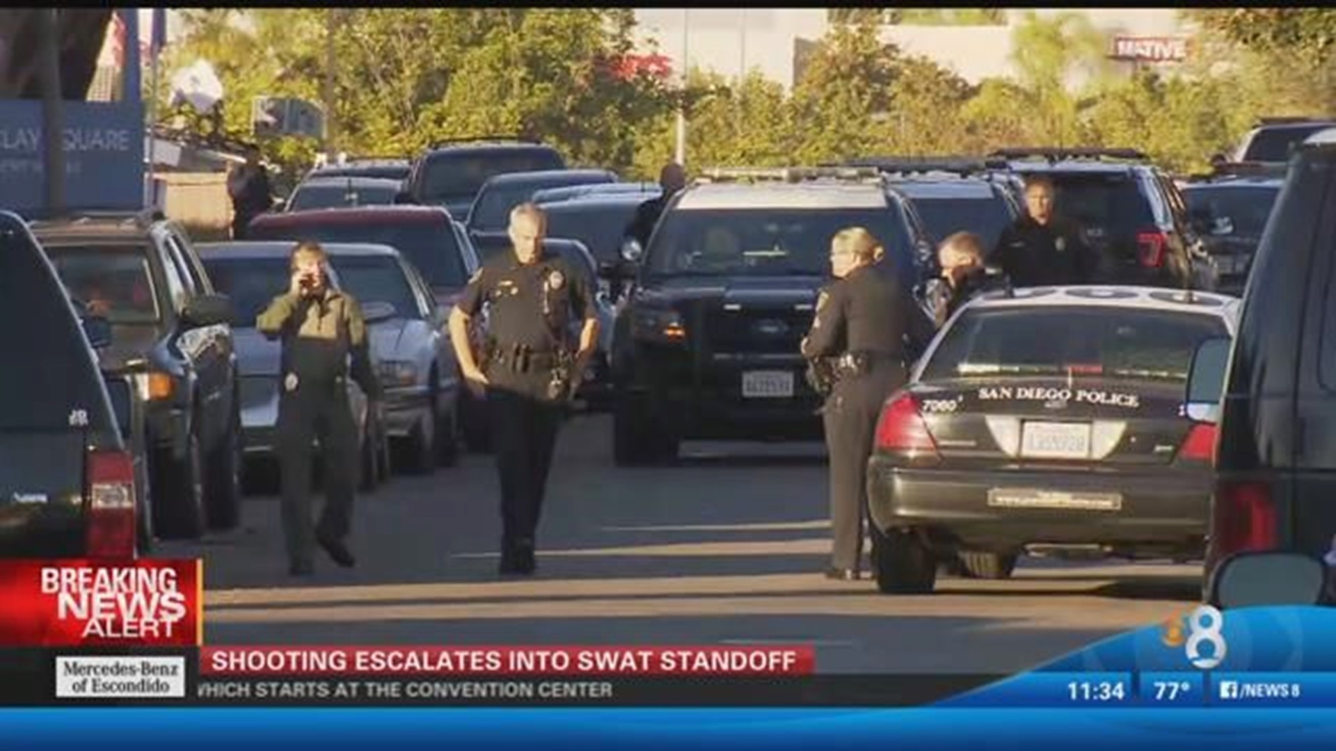 Woman Surrenders After 9 Hour Swat 