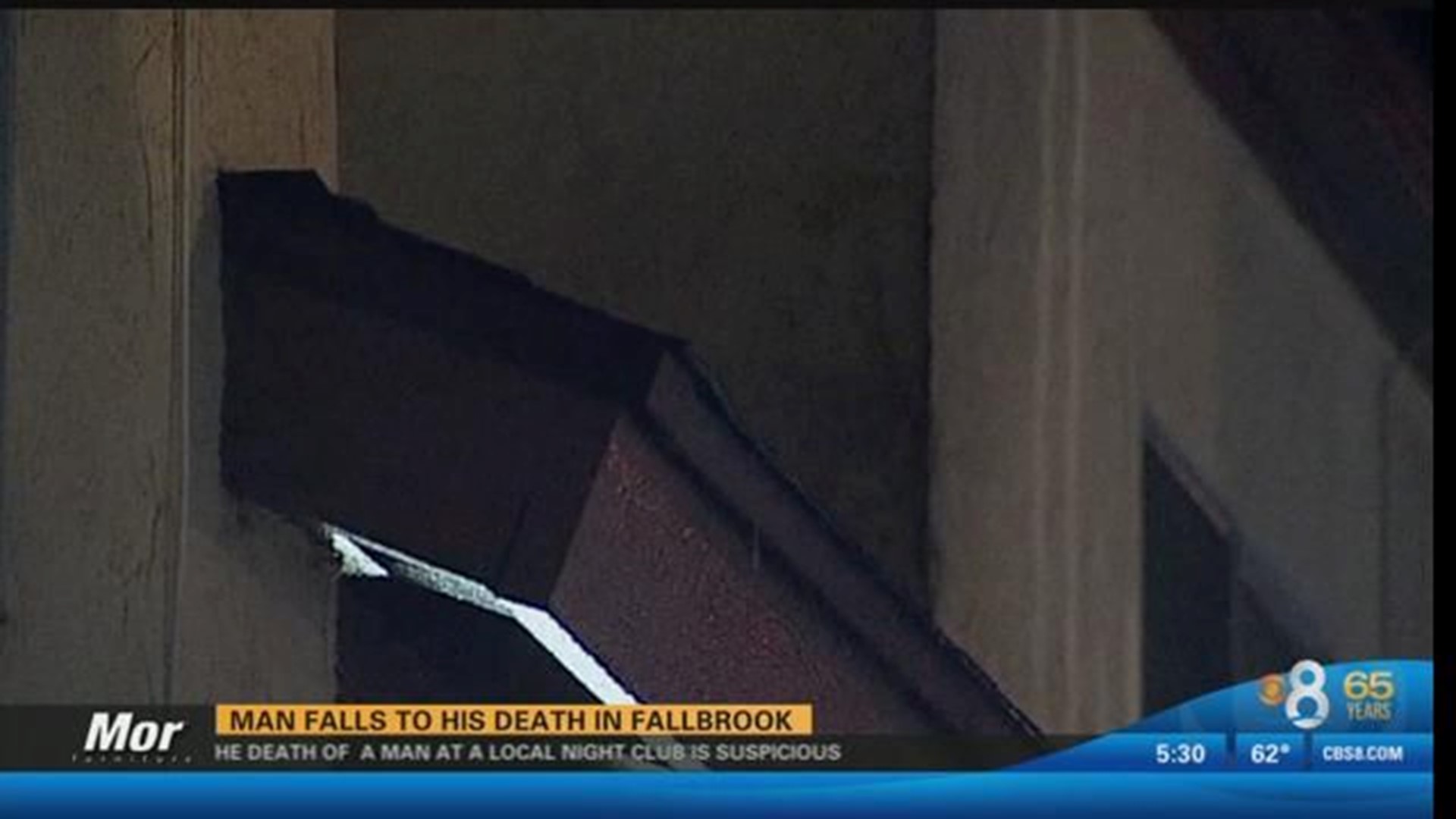 Man falls to his death in Fallbrook | cbs8.com