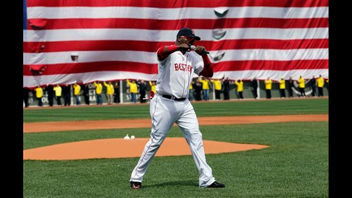 After emotional ceremony, Red Sox beat Royals at Fenway