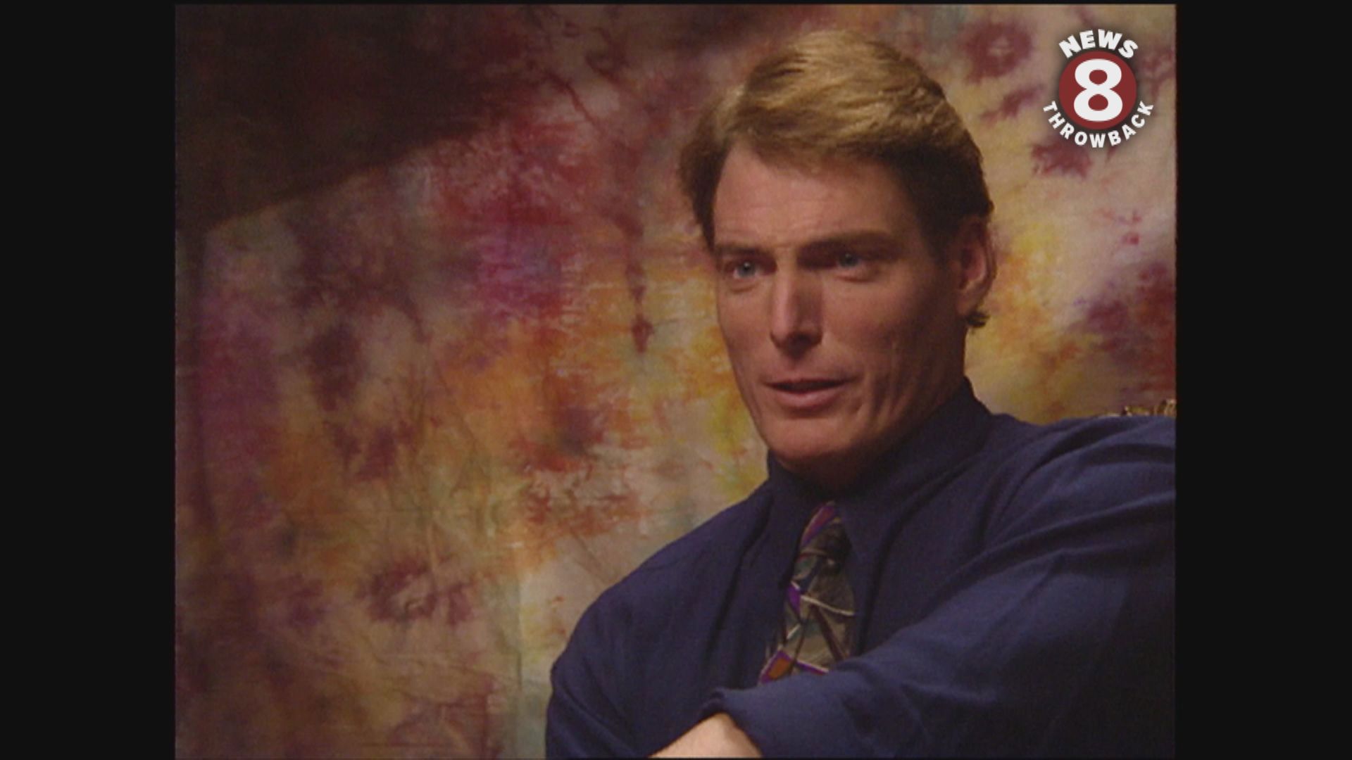 Christopher Reeve sat down with George Pennacchio to talk about his role in the film 'Speechless' in 1995.