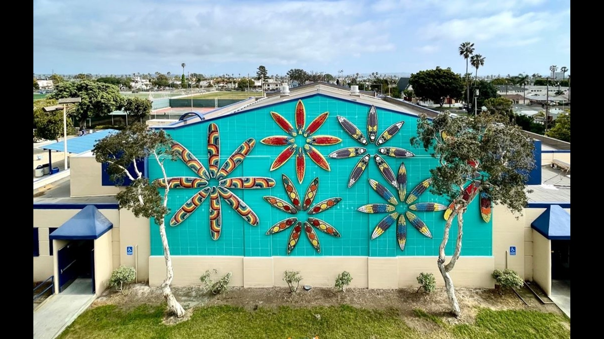 Neighbors in Pacific Beach are celebrating the transformation of a building that has been around for 70 years.